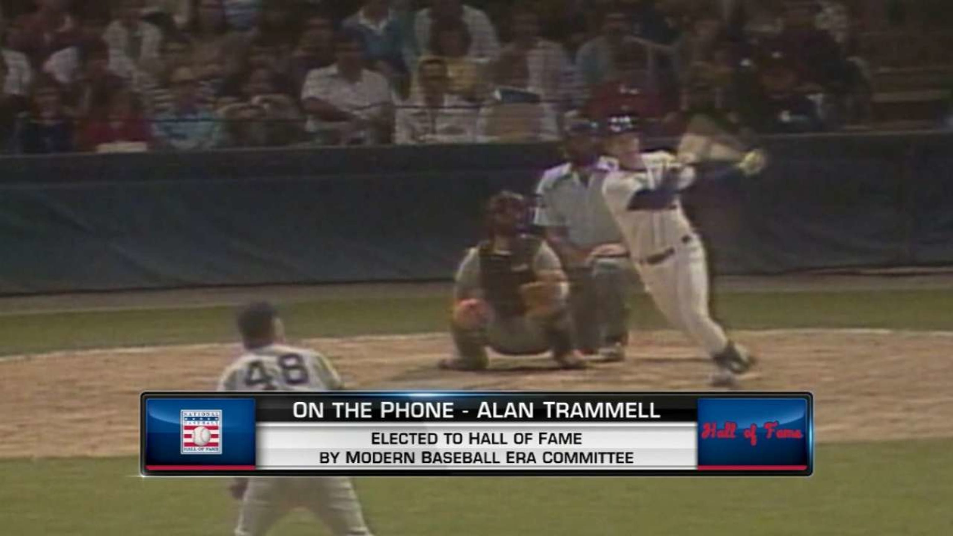 Alan Trammell should be elected into the Hall of fame this year