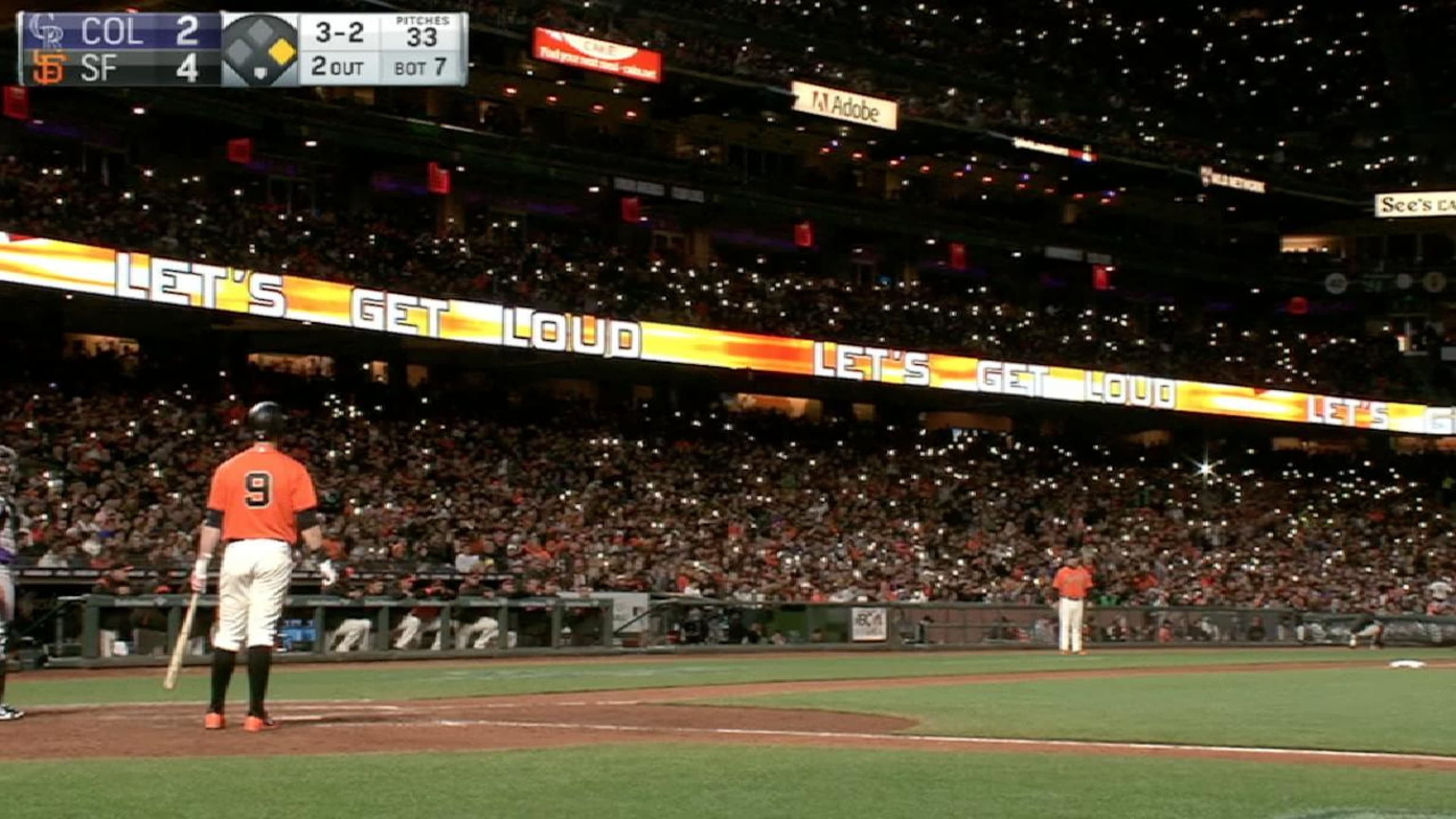 Giants fans light up for rallies