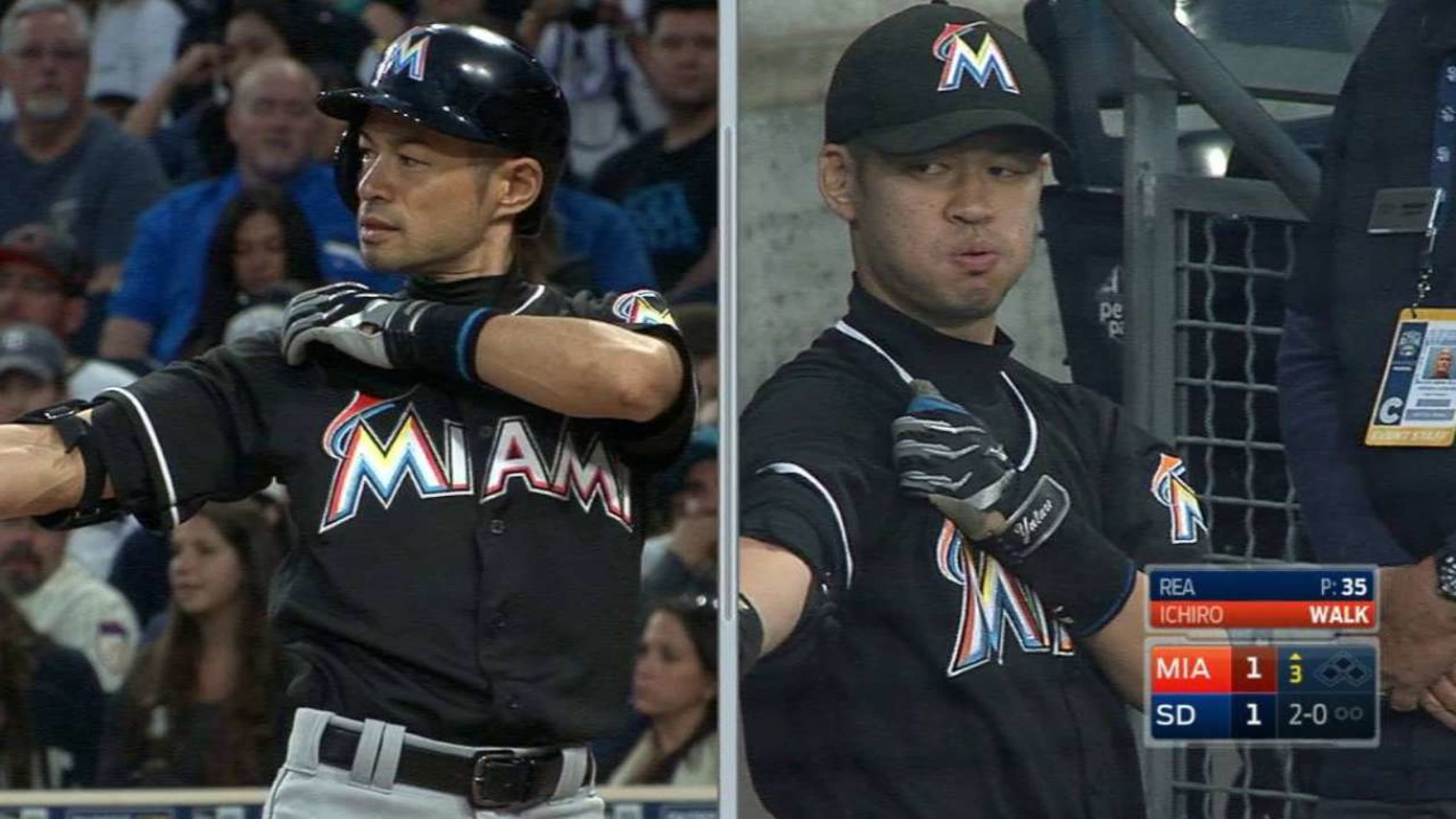 Ichiro Suzuki honored with collage showing 1st 3,000 hits