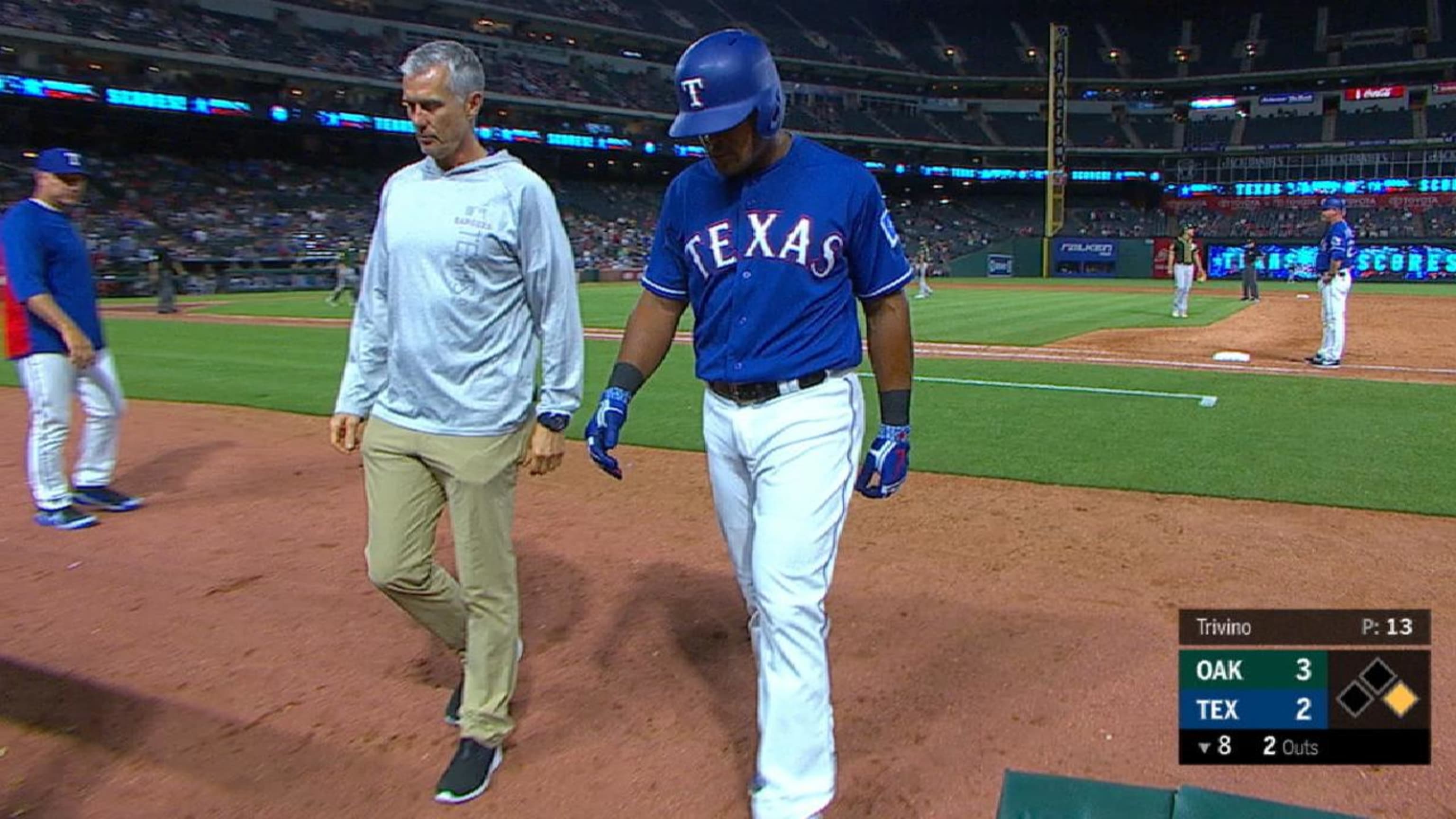 Rangers win 8-2, Adrian Beltre plays for the first time this Spring