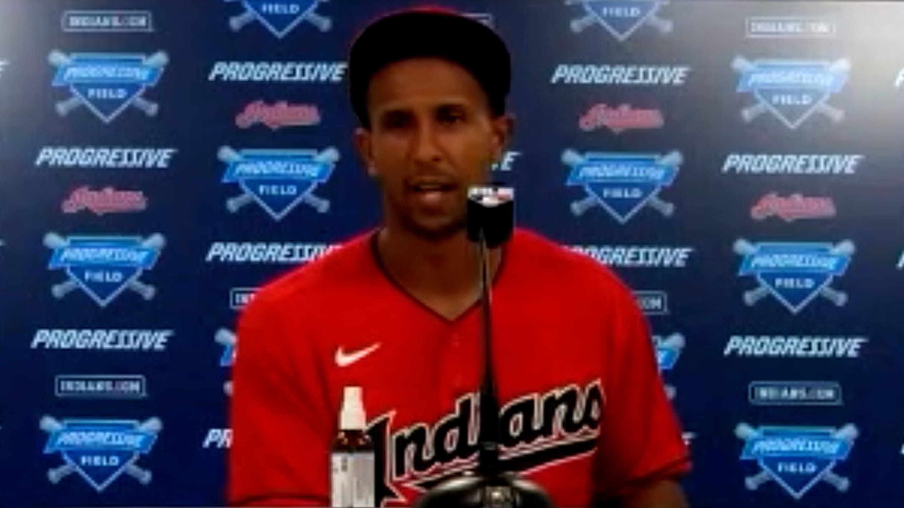 This is a 2021 photo of Anthony Gose of the Cleveland Indians baseball  team. This image reflects the Cleveland Indians active roster as of  Saturday, Feb. 27, 2021 when this image was