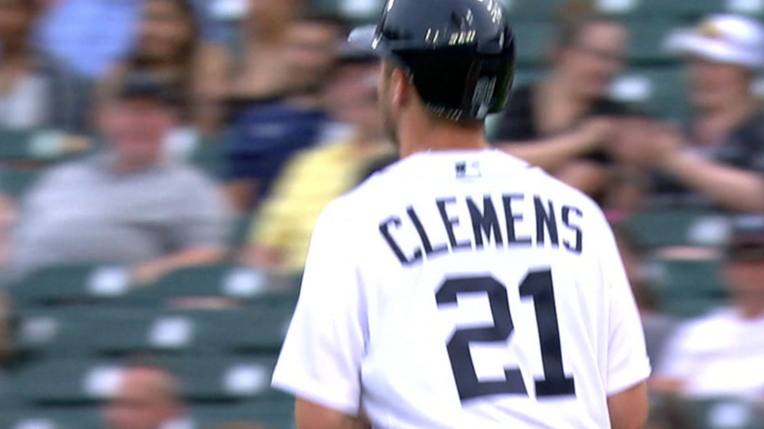 Famous dad watches as Tigers' Kody Clemens makes MLB debut