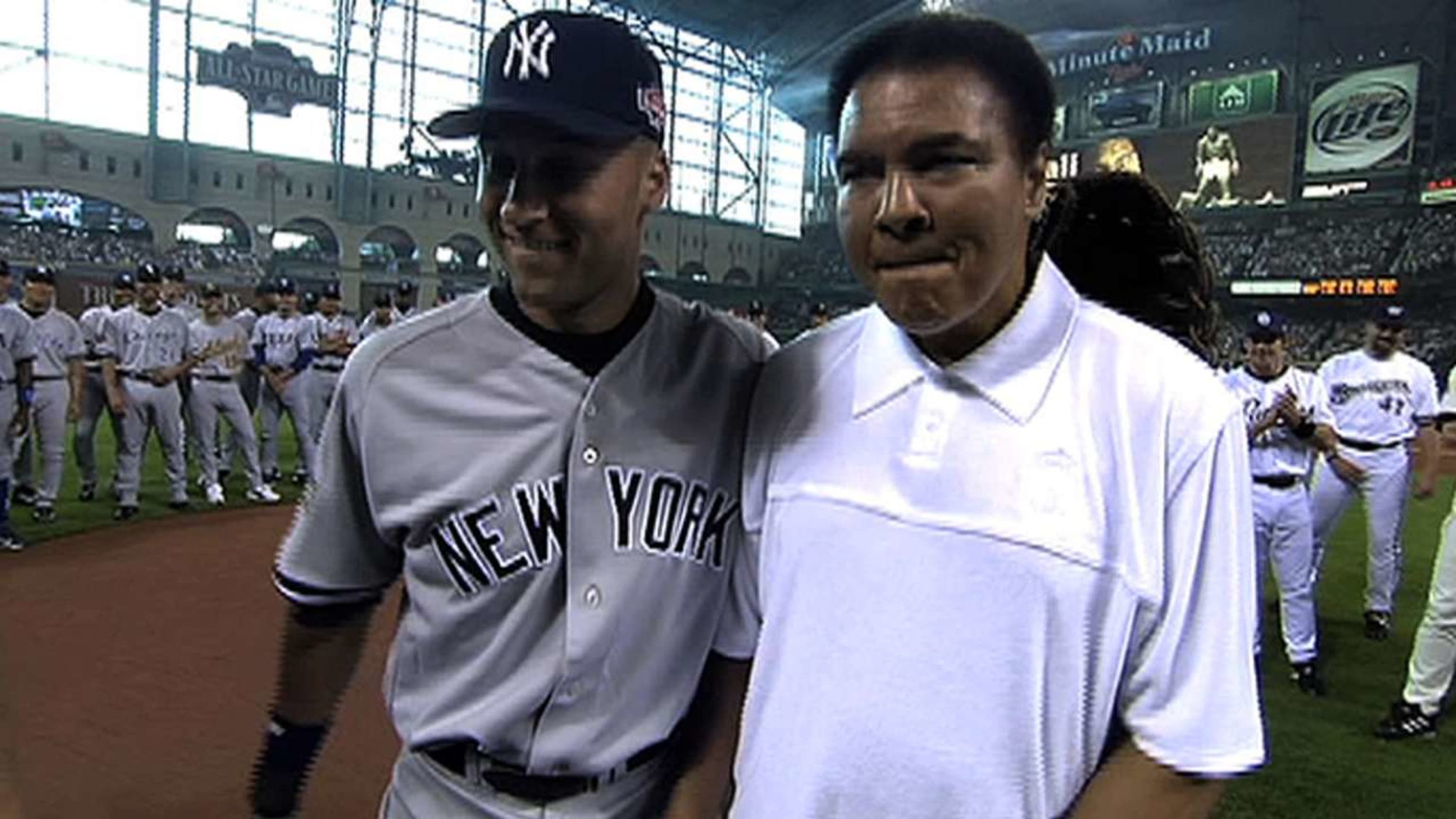 Watch Muhammad Alis legendary appearance at the 2004 All-Star Game MLB 