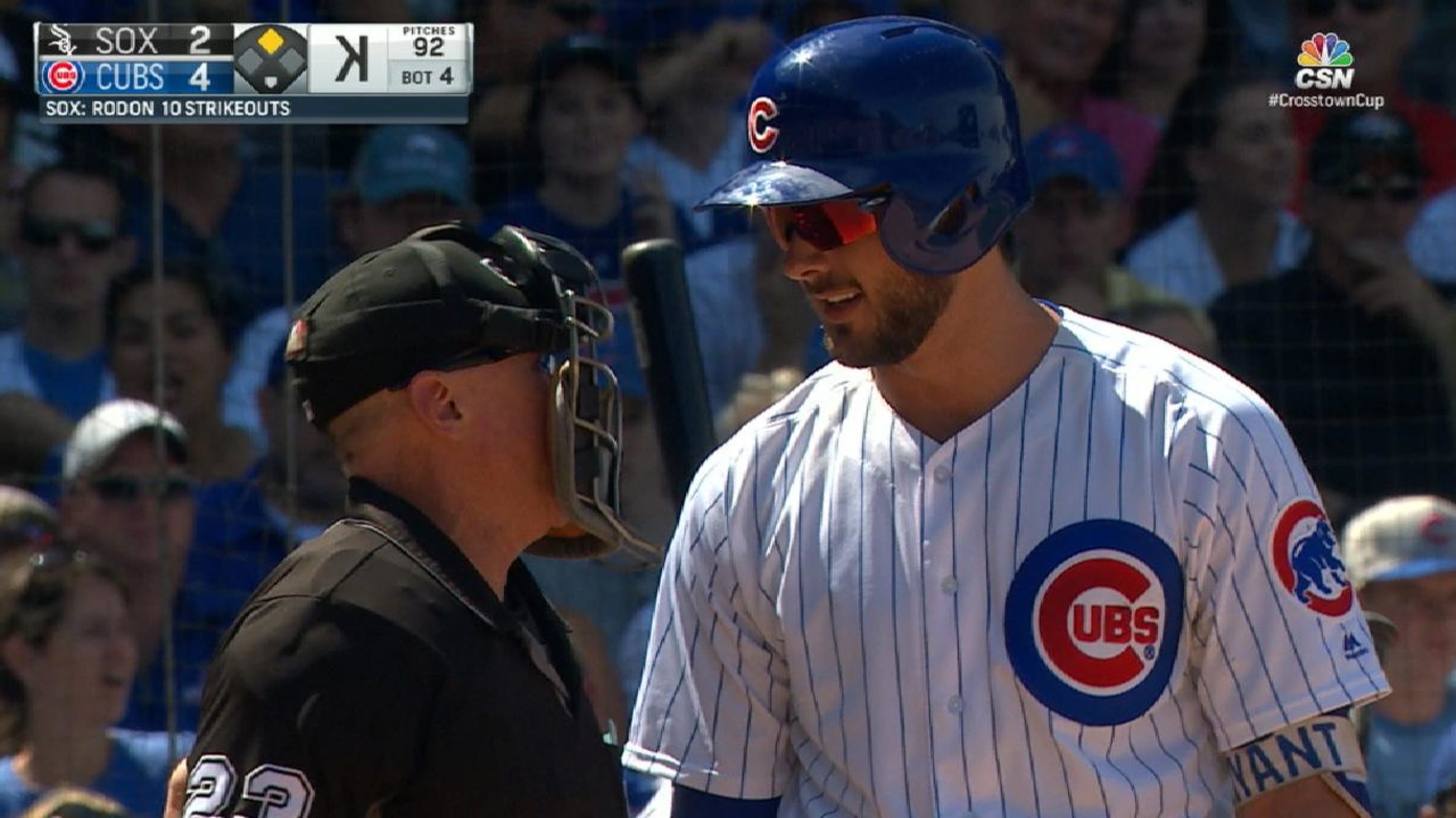 Cubs' Kris Bryant ejected in 4th vs. White Sox