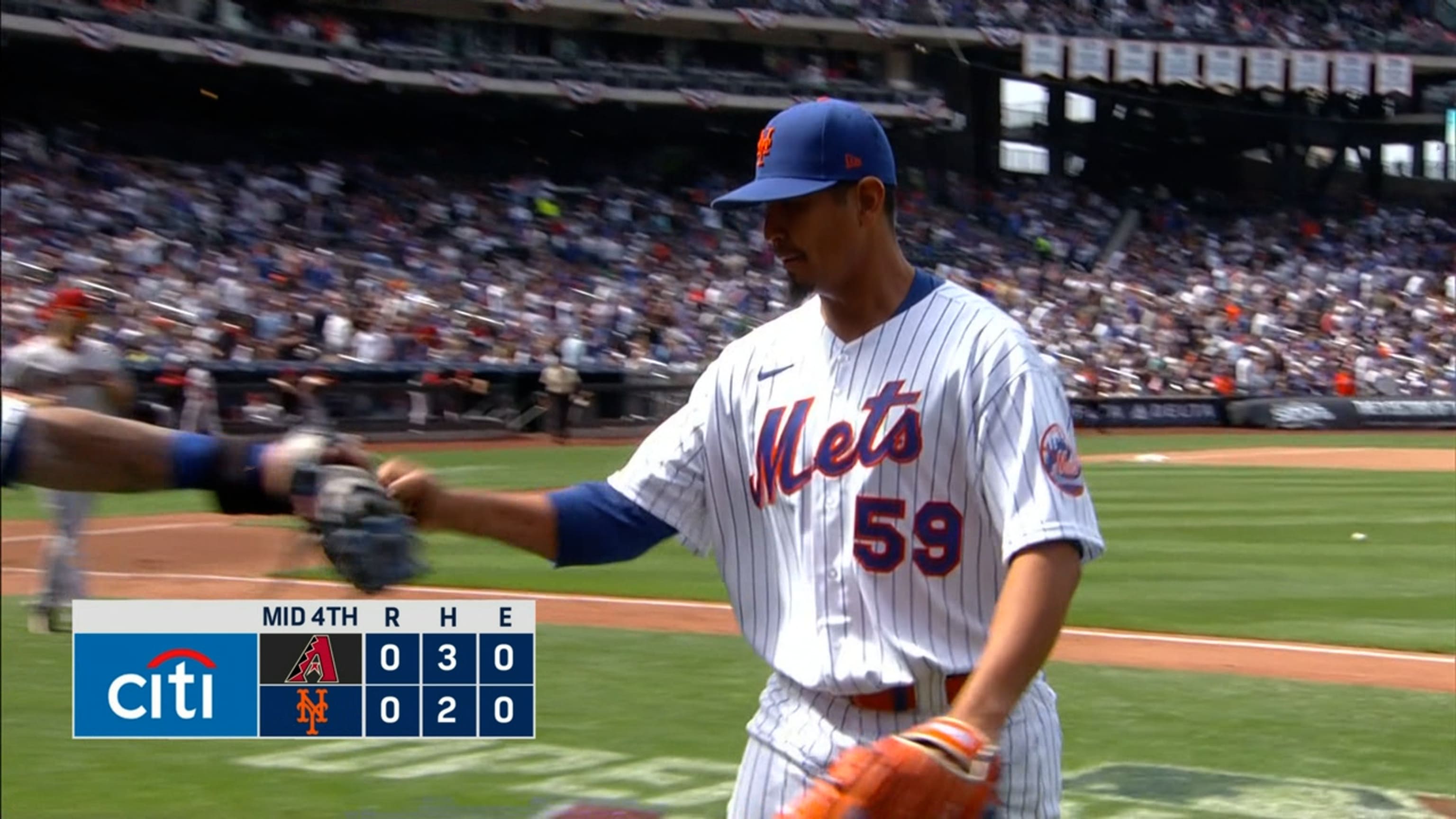 Carlos Carrasco dominant, Mets fall short in loss to D-backs