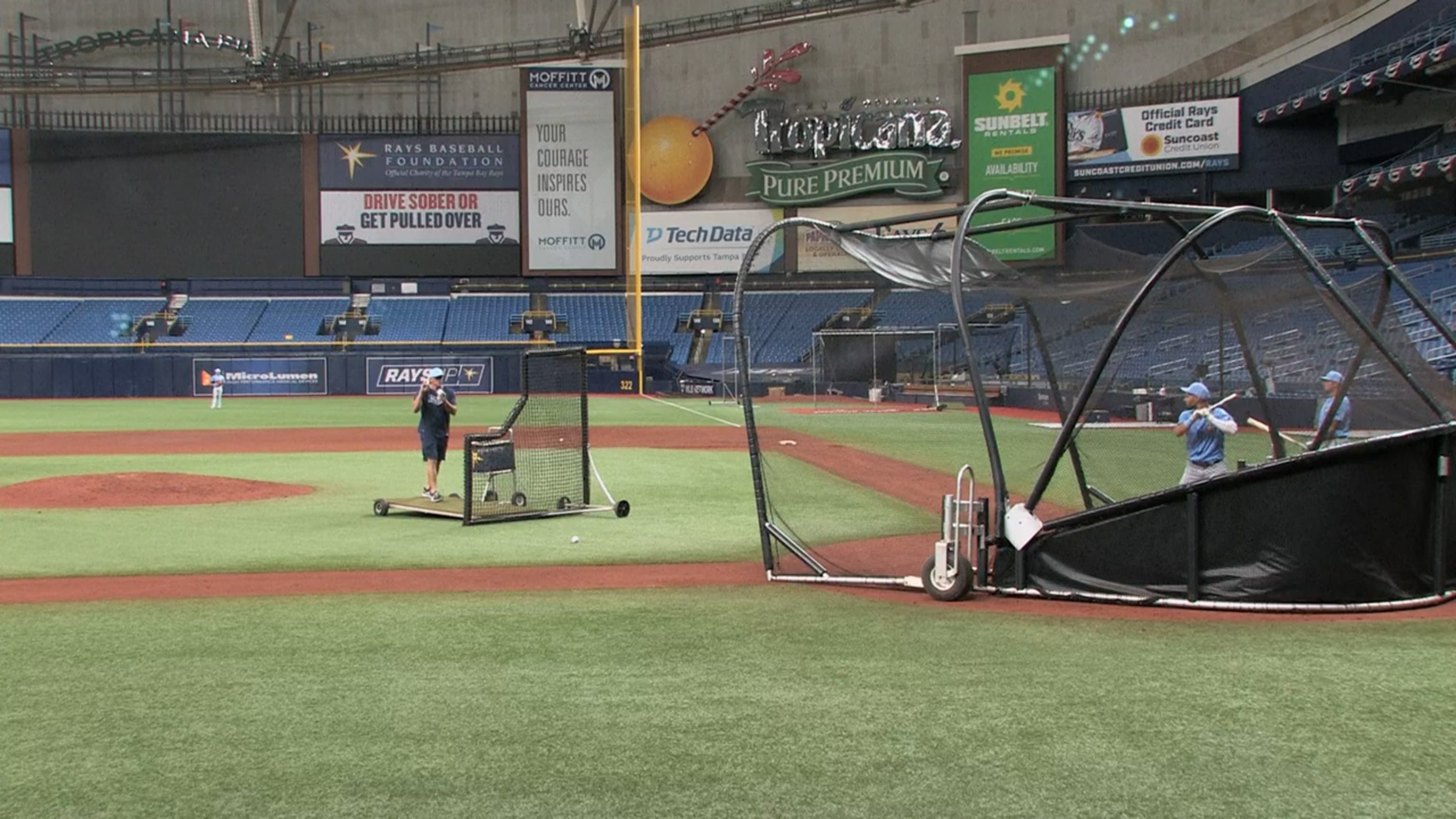 Rays on results from practice