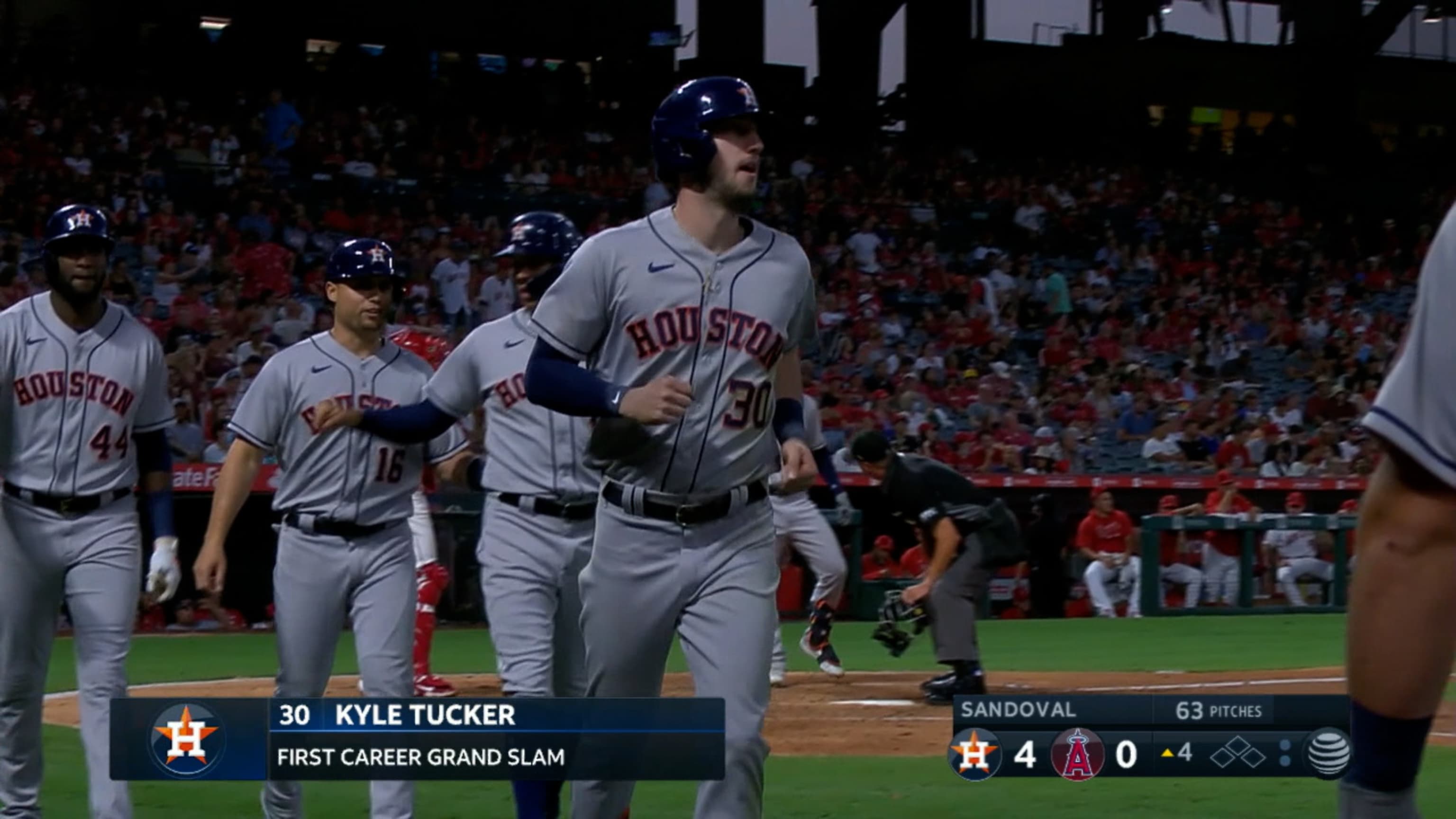 Kyle Tucker grand slam Houston Astros beat Oakland Athletics