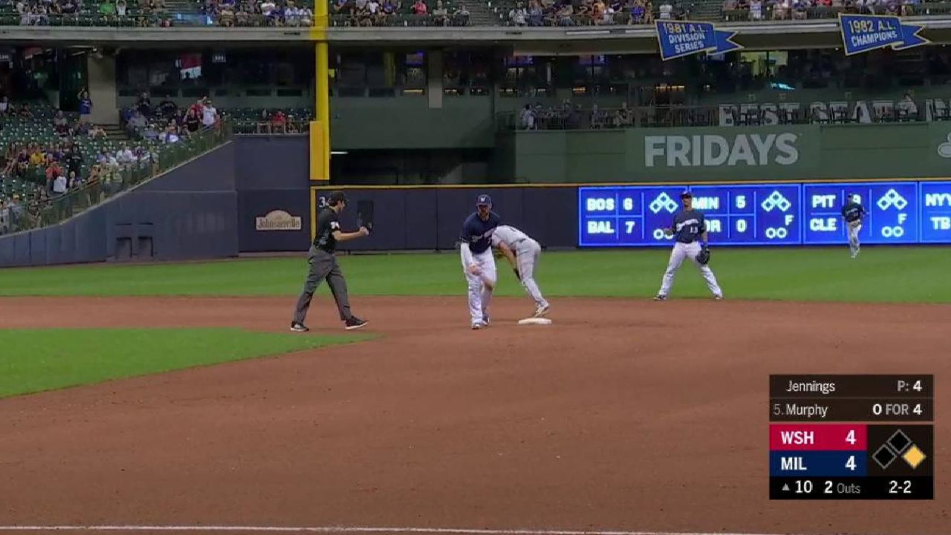 Jennings picks off Turner