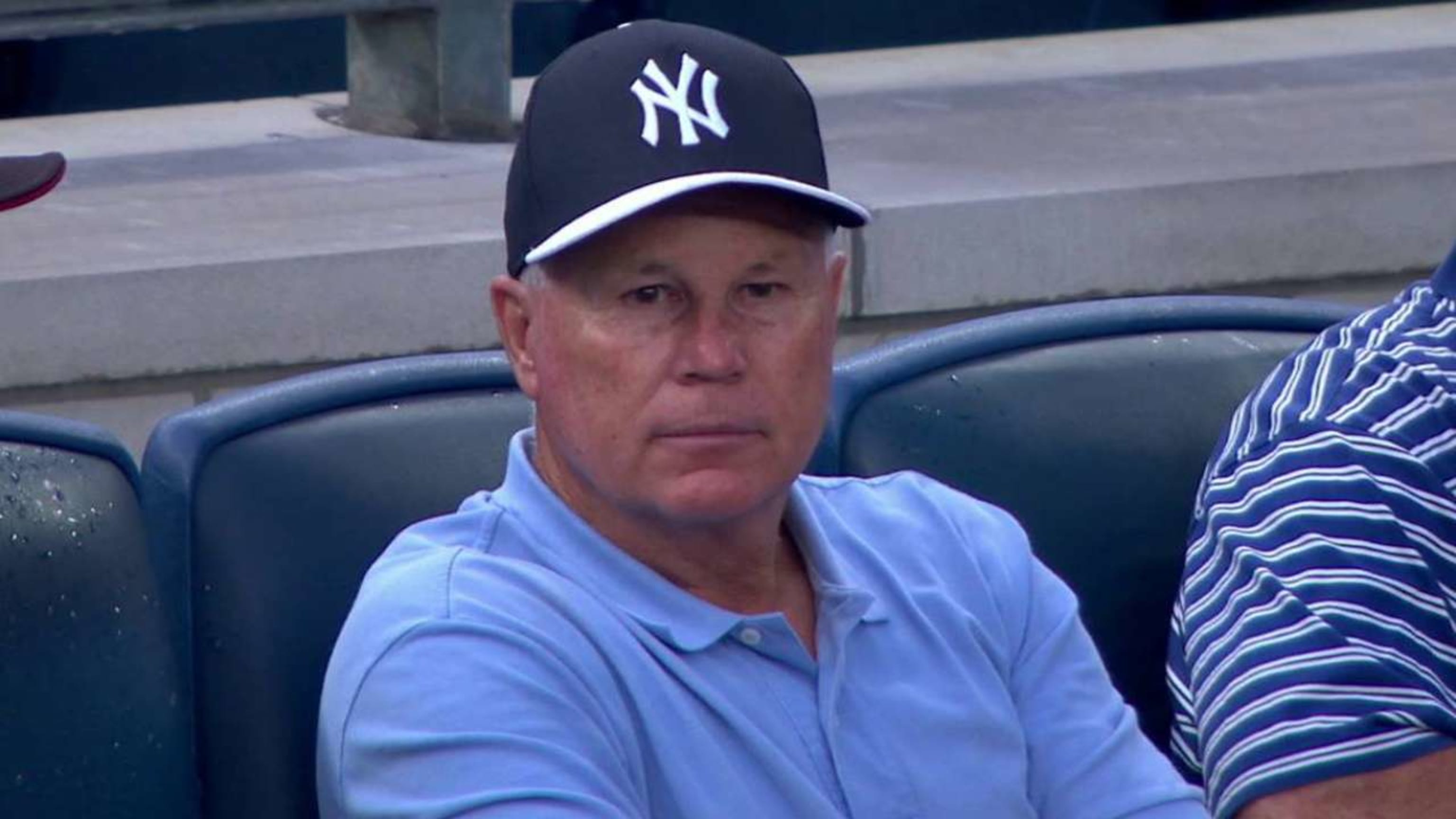 Perfect son Brett Gardner tossed a foul ball to his dad in the stands at  Yankee Stadium