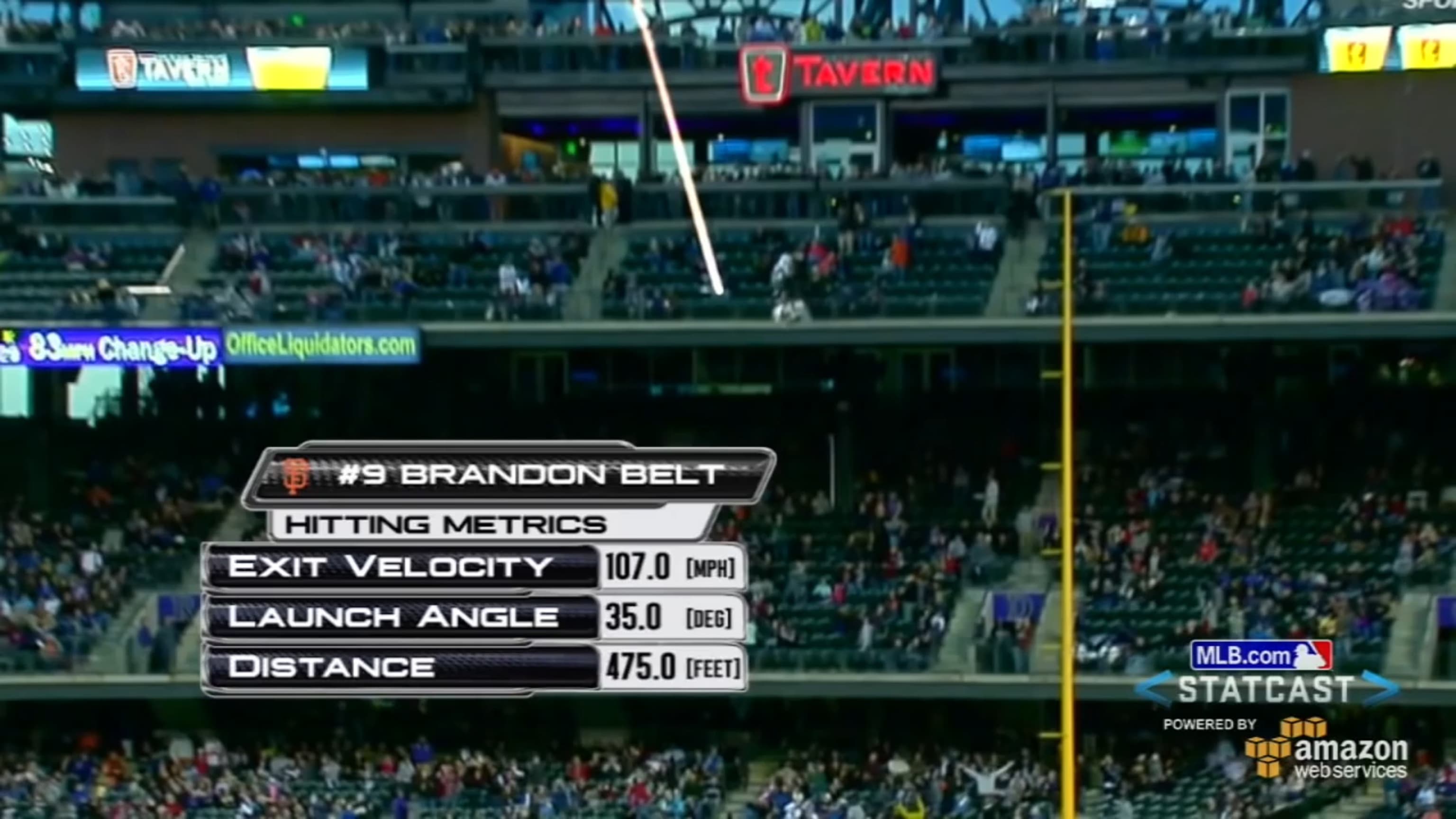 Brandon Belt's 475-ft. home run