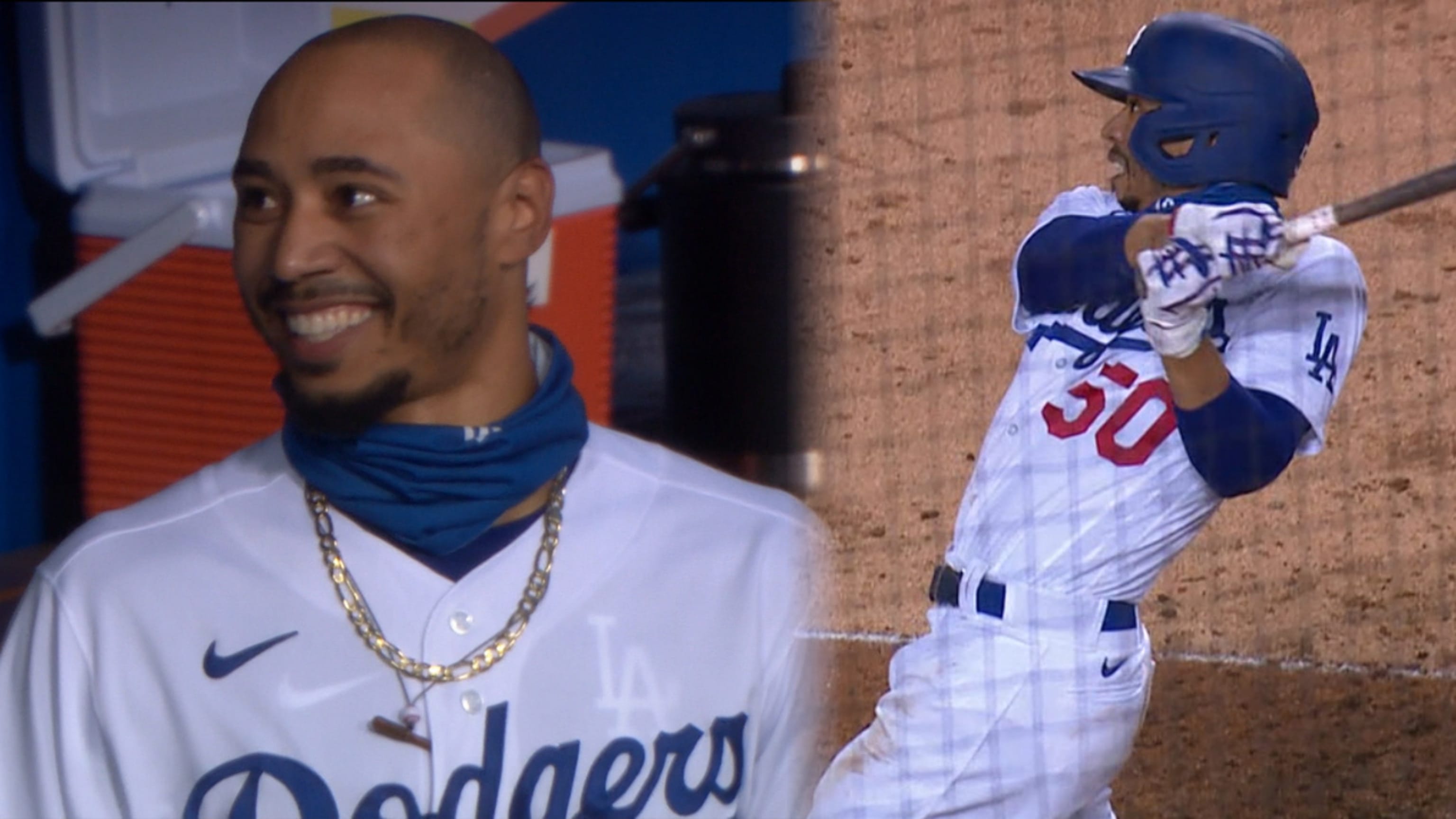 Mookie Betts gives a fan a signed bat in exchange for home run ball - True  Blue LA