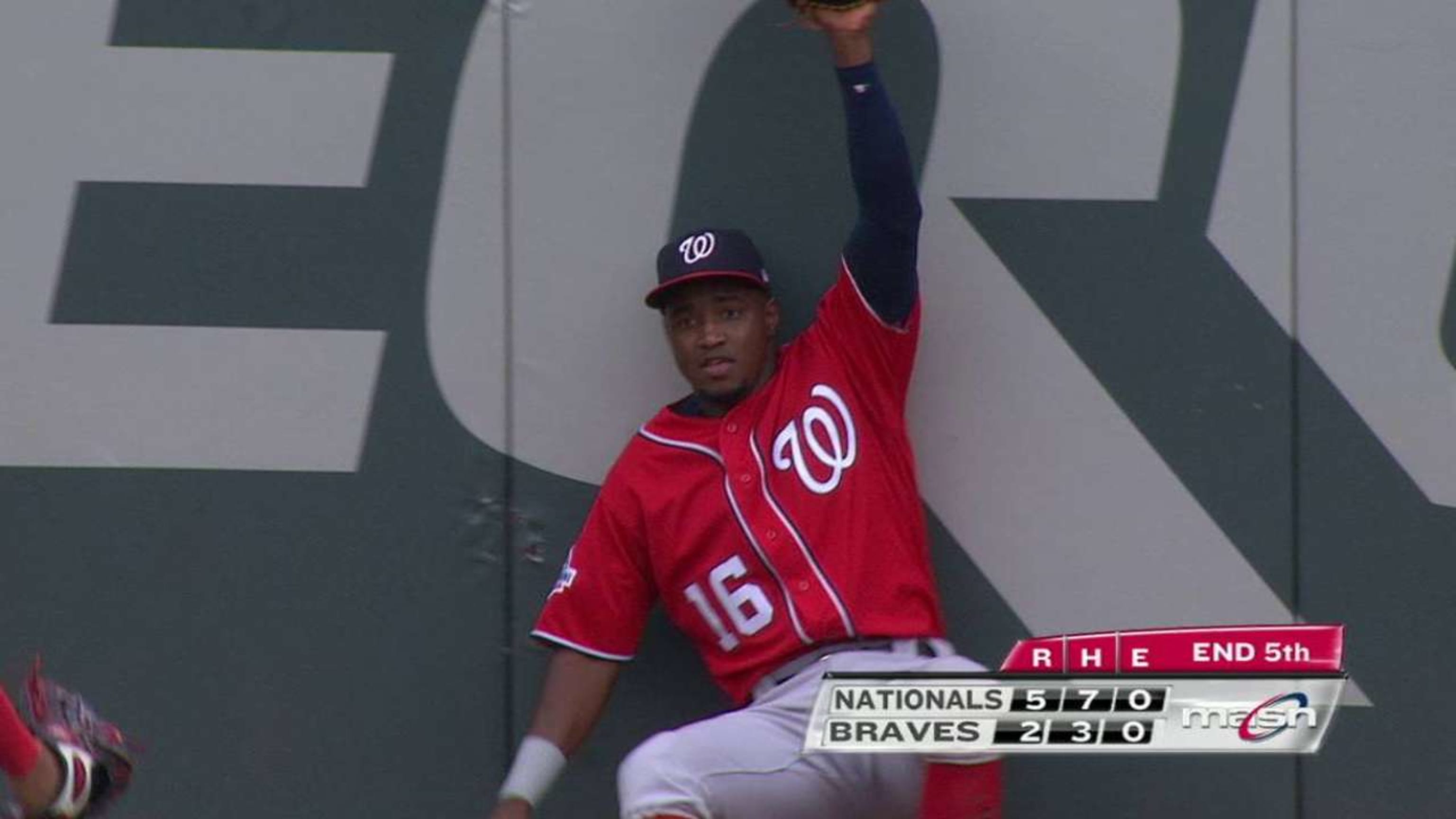Robles' running catch
