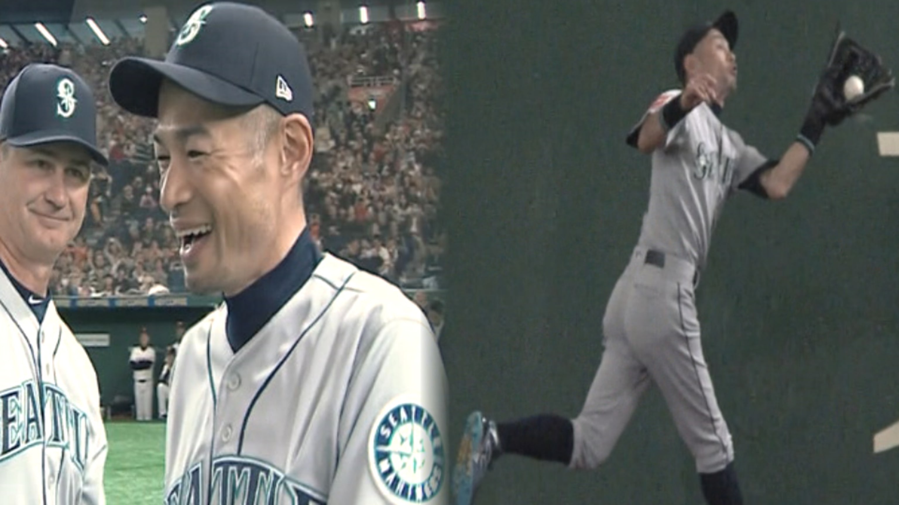 MLB PLAYERS LIGHTER MARINERS イチロー Ichiro Suzuki shows humor off the field