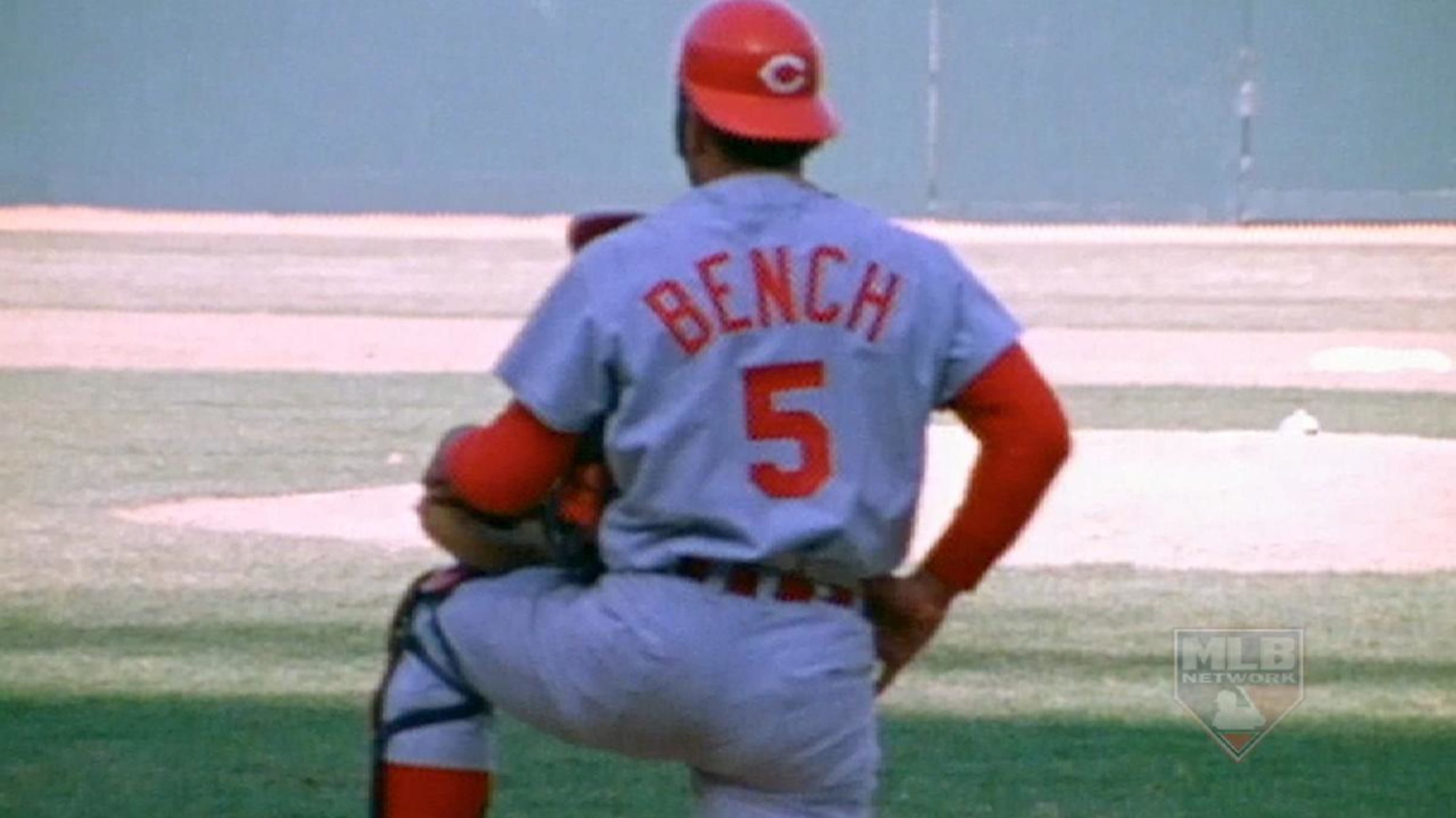 MAJESTIC  JOHNNY BENCH Cincinnati Reds 1969 Cooperstown Baseball