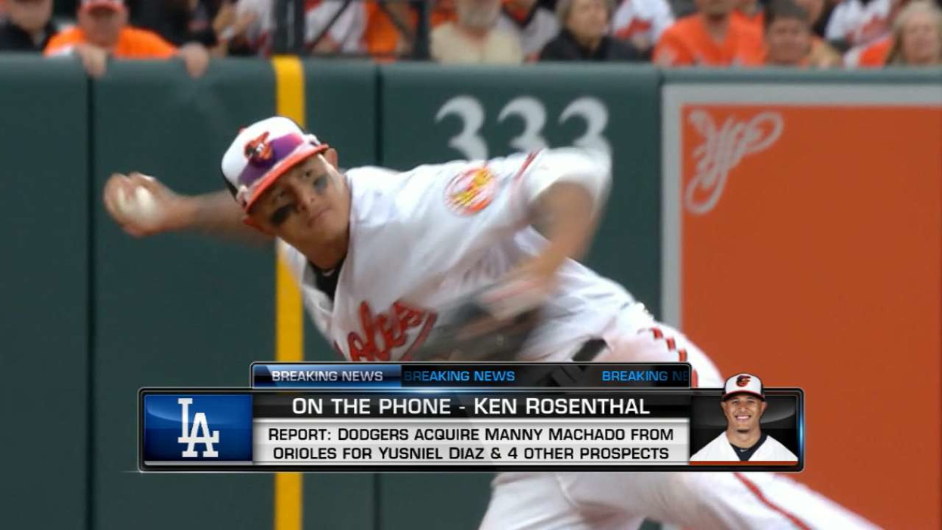 Manny Machado traded to Los Angeles Dodgers