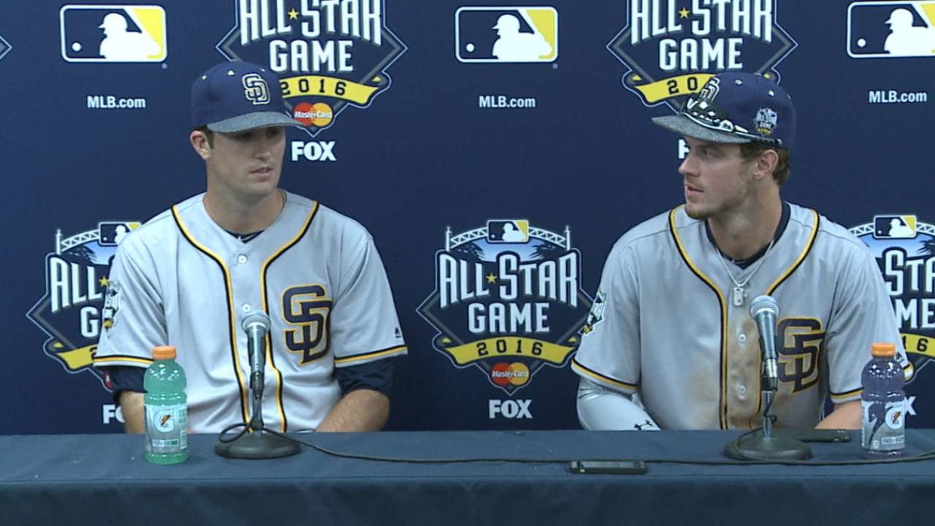 National League All-Star first baseman Wil Myers, of the San Diego