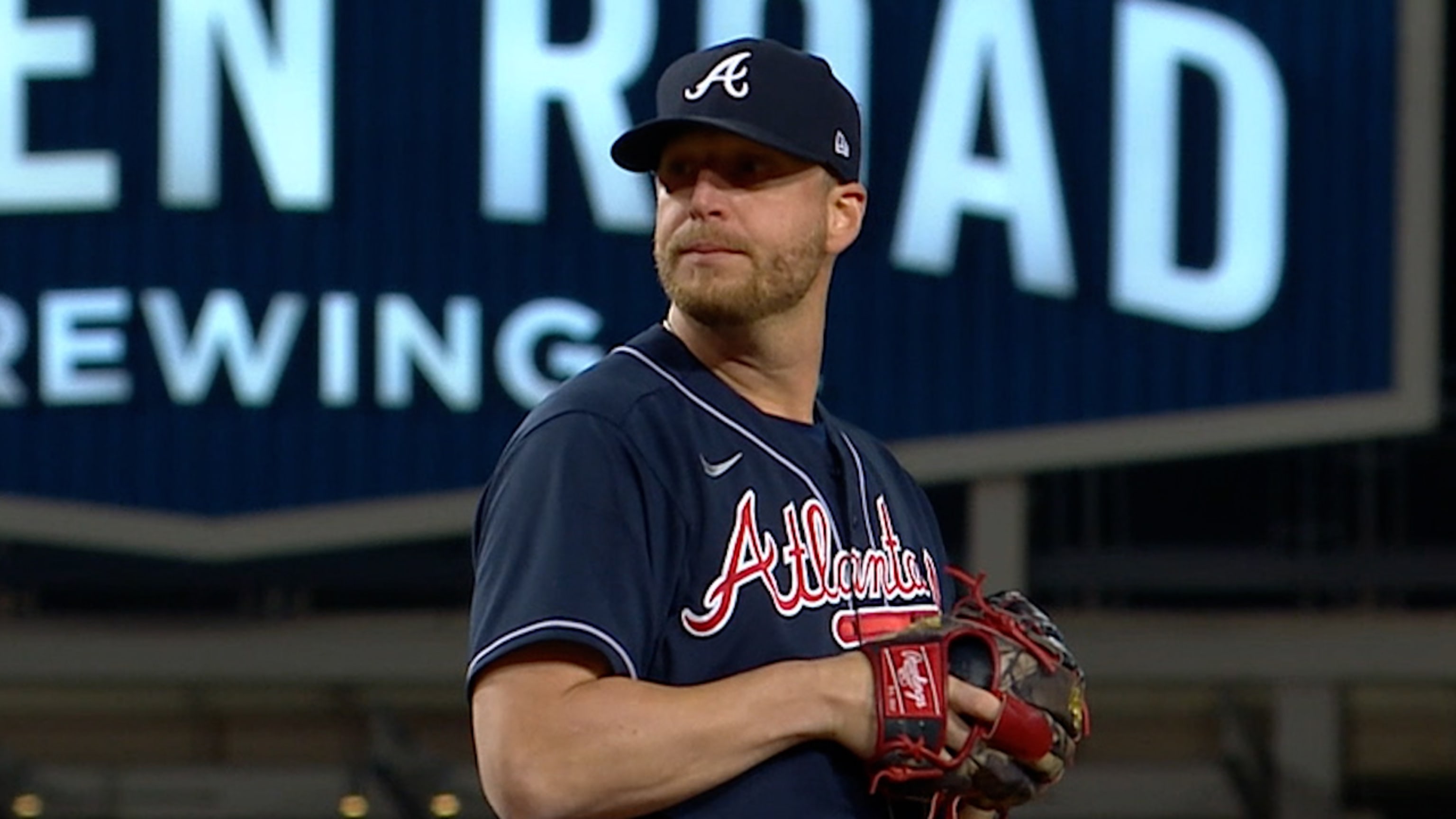 Braves' A.J. Minter GOES OFF for 7 strikeouts in 10 batters to start out  NLCS Game 5! 