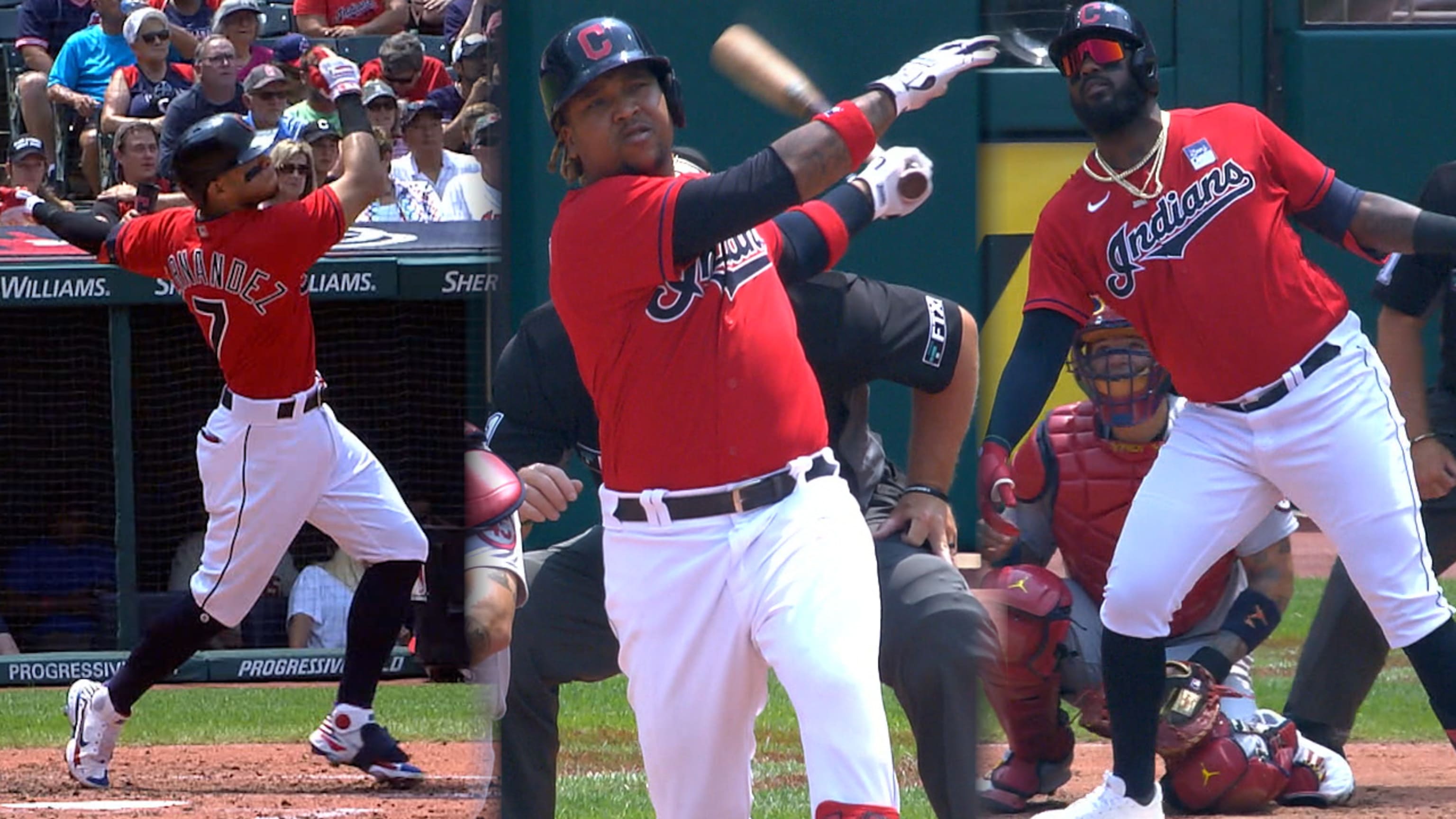 Indios conectan 3 HRs en la 3ra