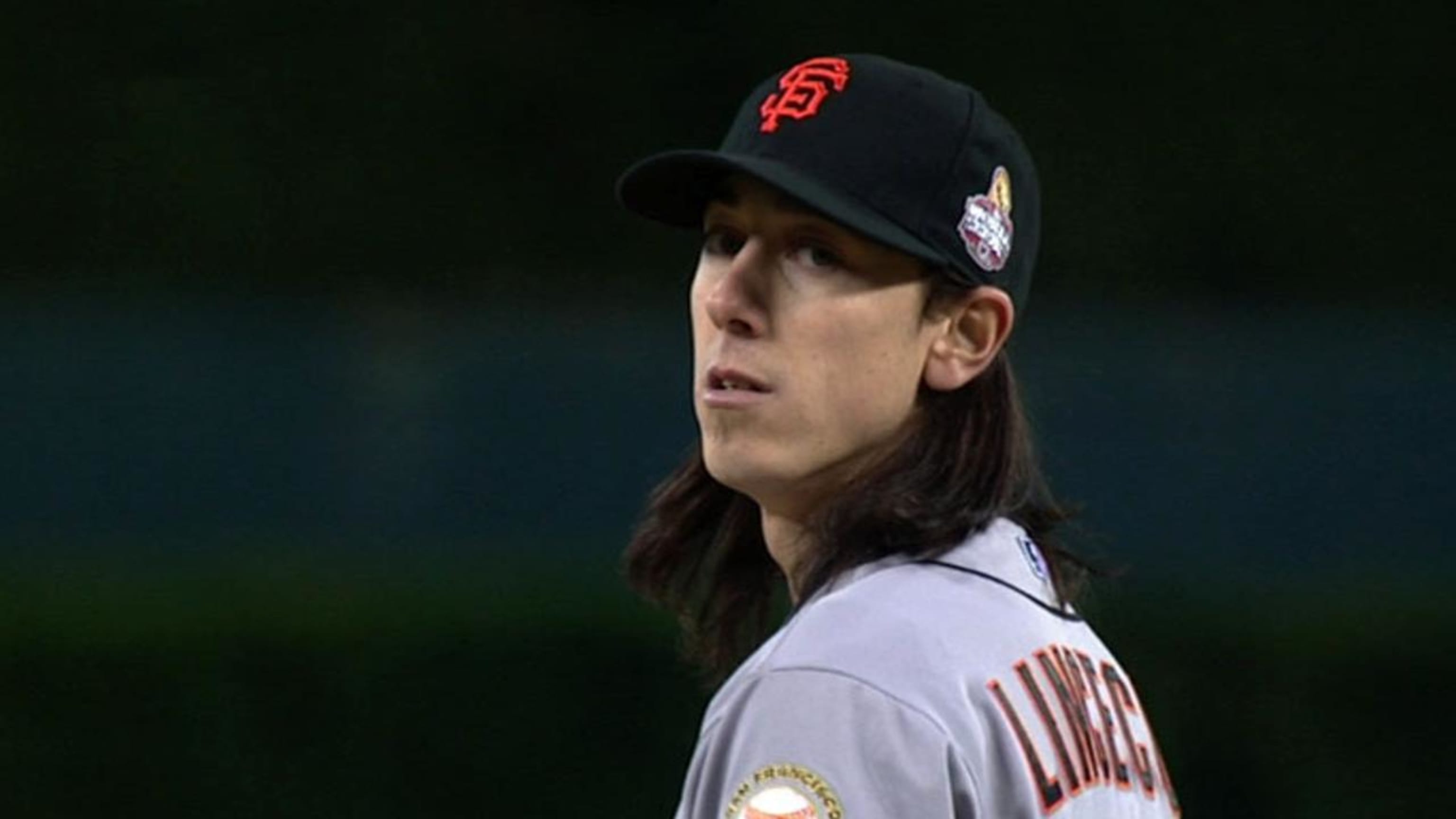 Tim lincecum world series jersey deals