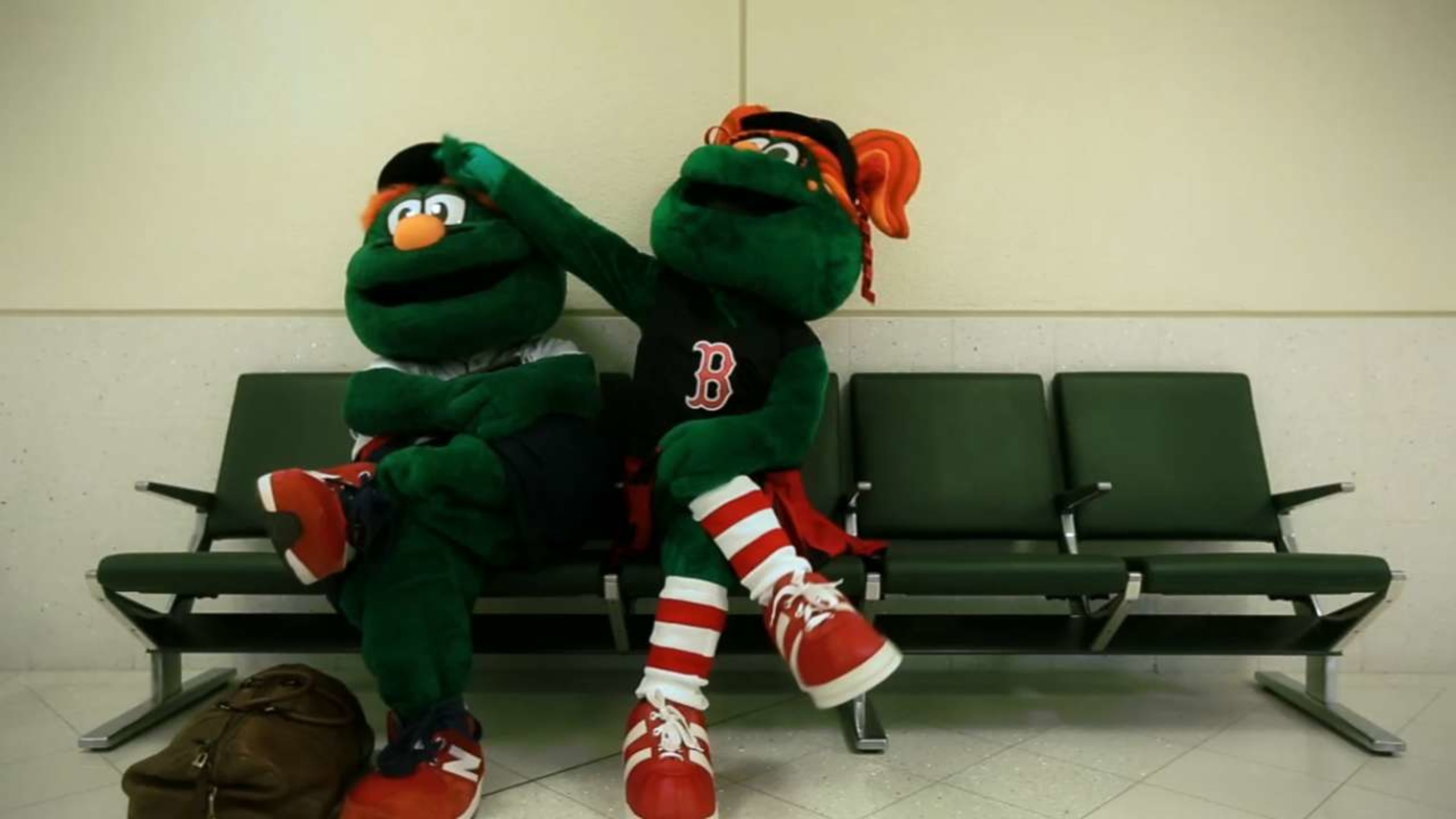 Sister Act: Red Sox Unveil New Mascot Sibling For Wally The Green