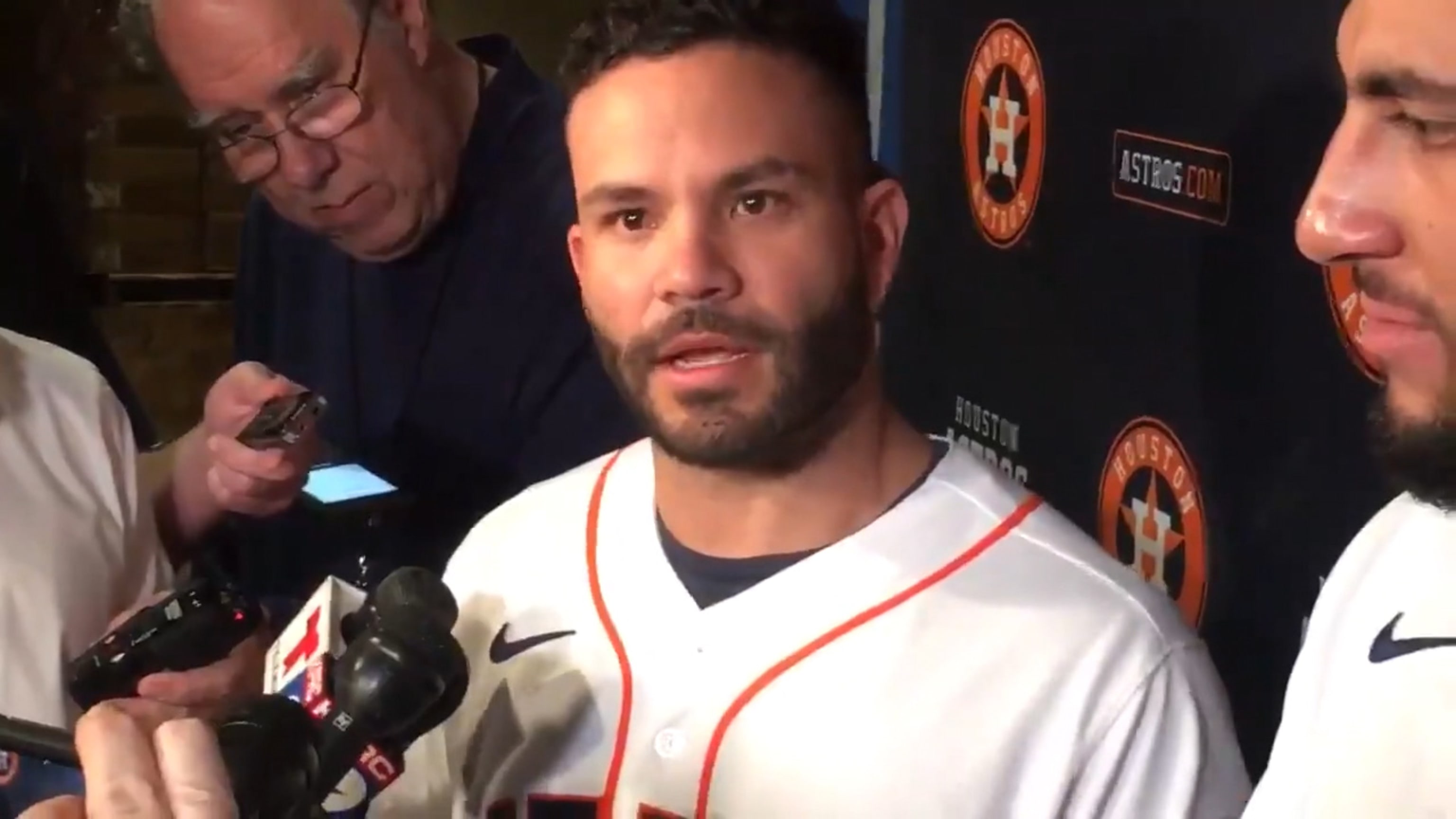 altuve wearing bregman shirt