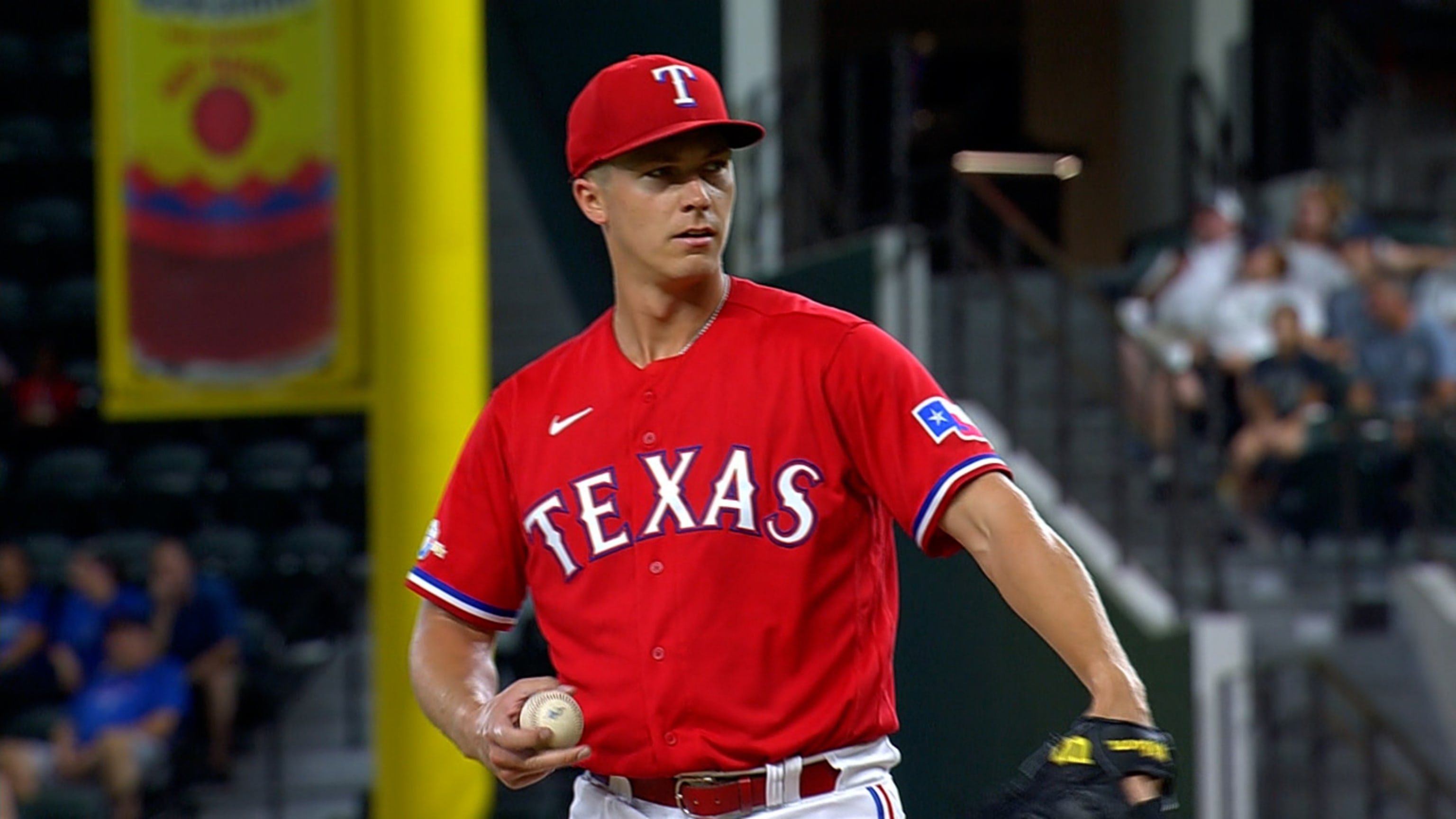 This is a 2022 photo of Bubba Thompson of the Texas Rangers baseball team.  This image reflects the Texas Rangers active roster as of Thursday, March  17, 2022 when this image was