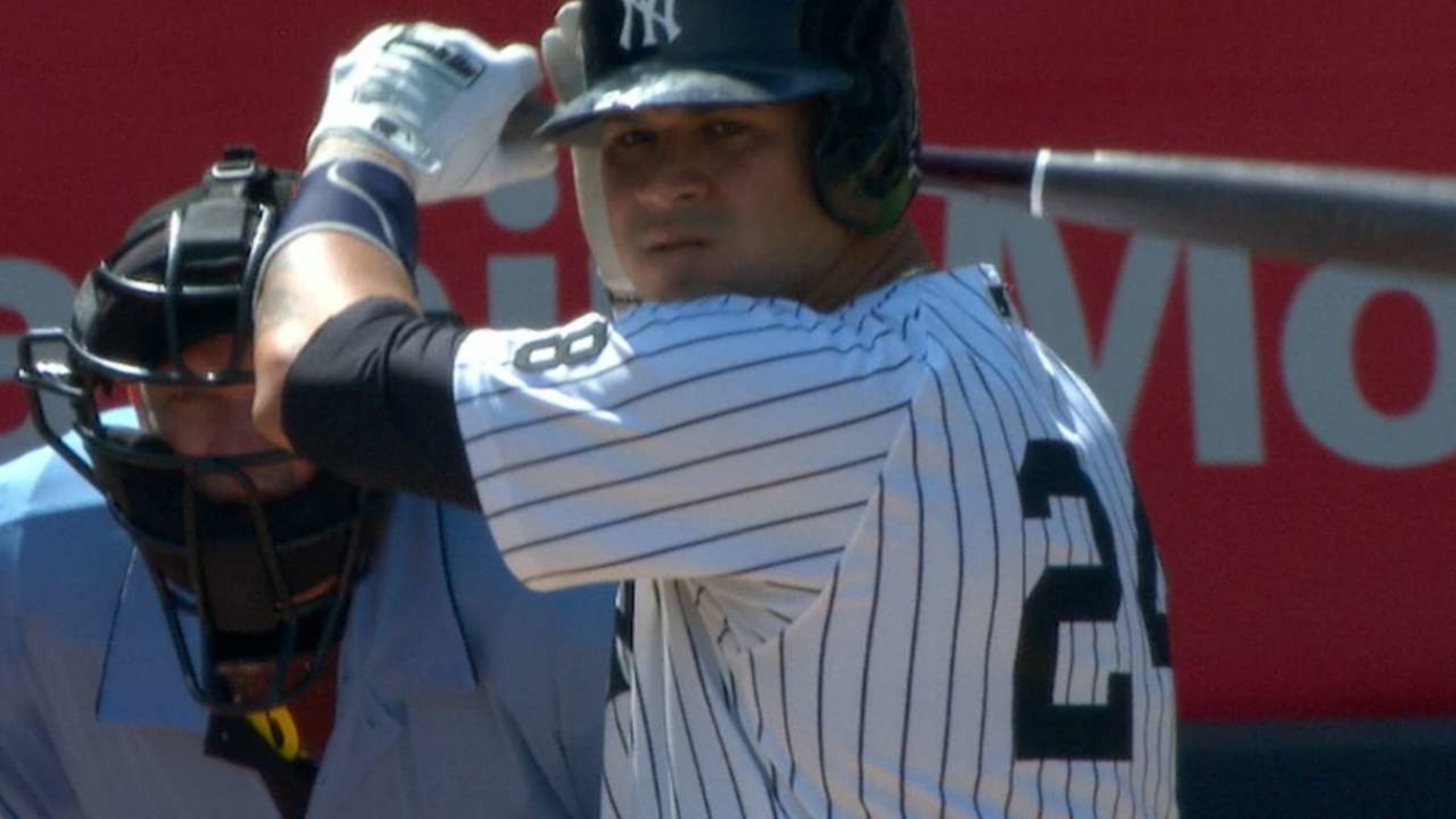Gary Sanchez can hit anything, even John Sterling's back in the broadcast  booth