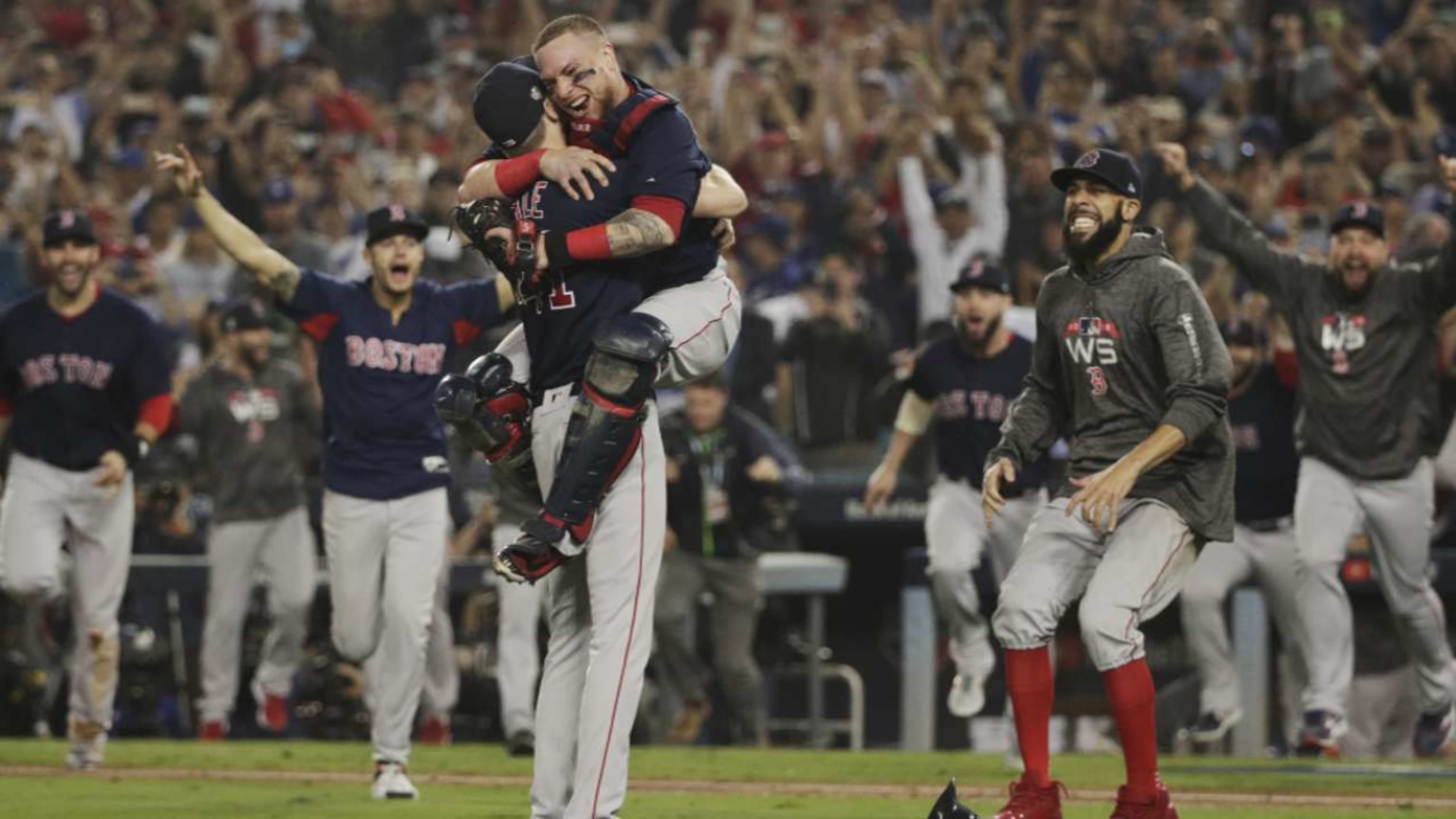 Kontrovers Bloodstained brugt Red Sox win 2018 World Series title