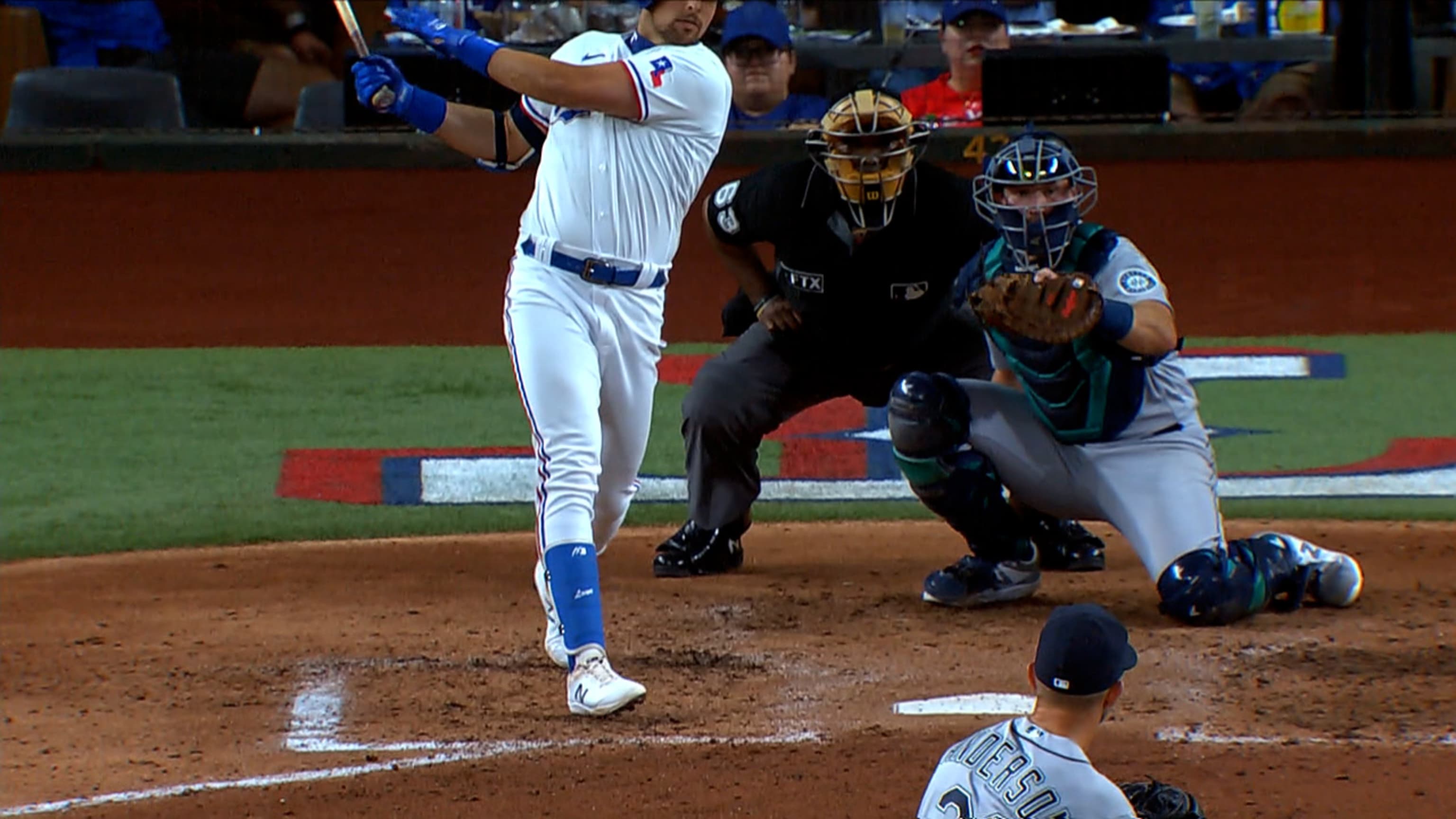 Jonah Heim Hits Walk-Off HR Again As Rangers Rally Past Mariners 4-3 - CBS  Texas