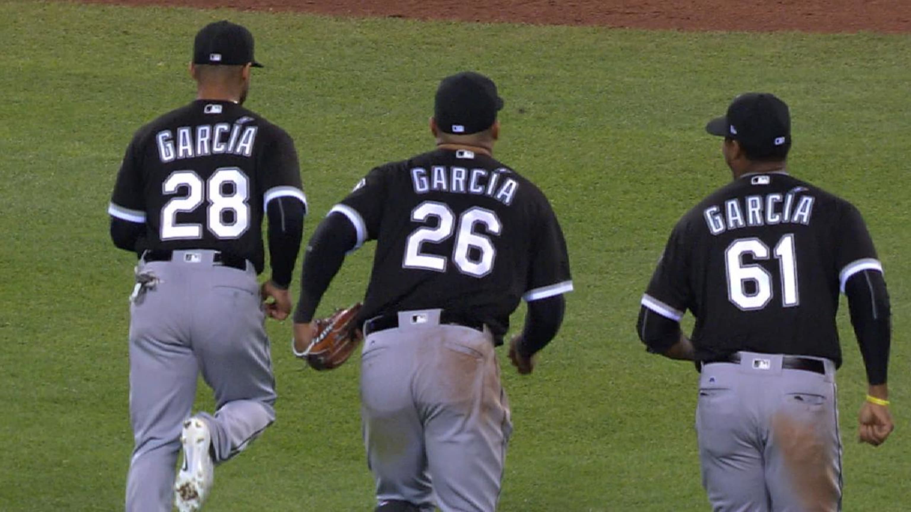 May out, Willy Garcia in for Chicago White Sox
