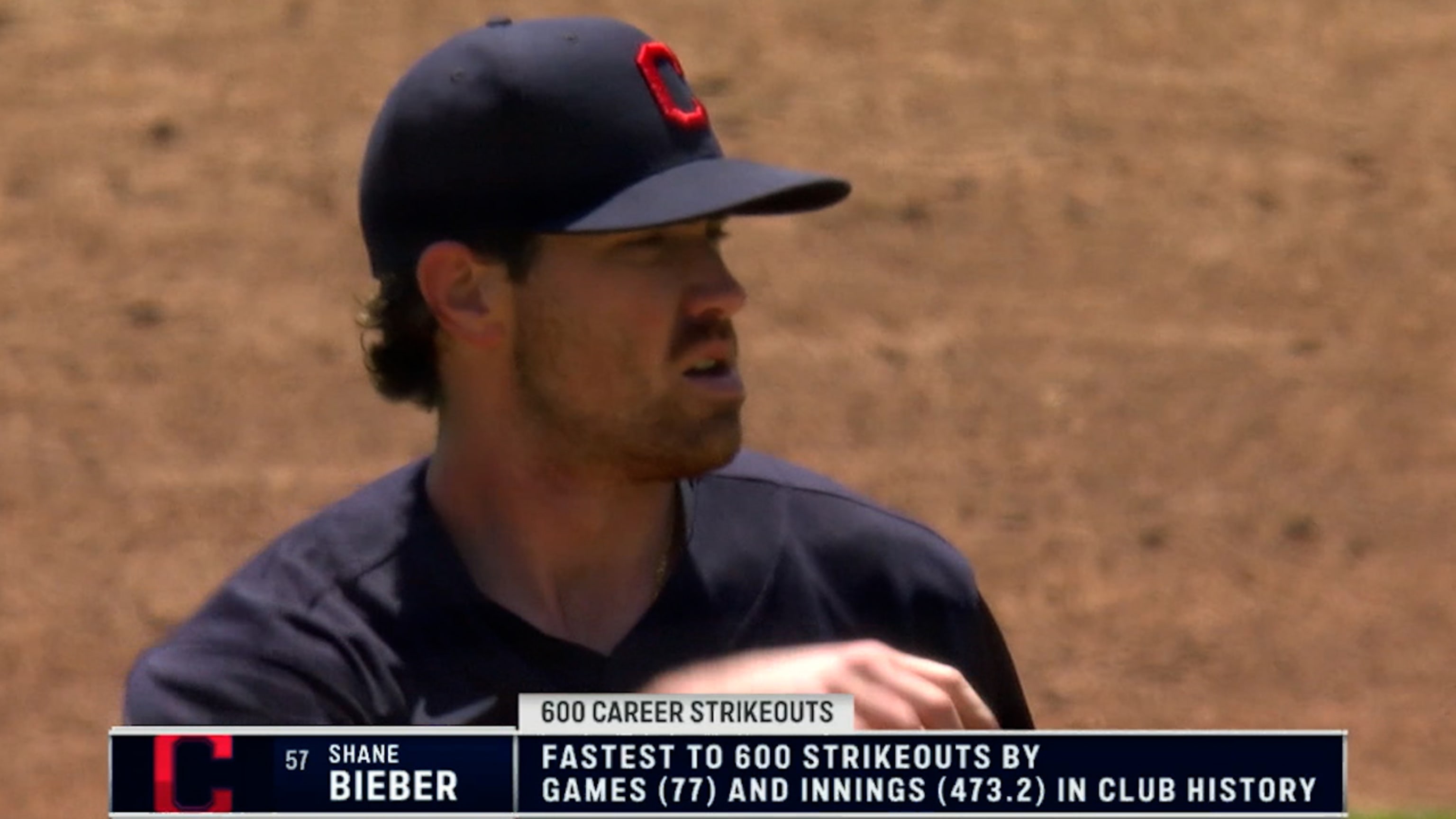 Indians' Bieber balancing strikeouts with ability to pitch deeper into games