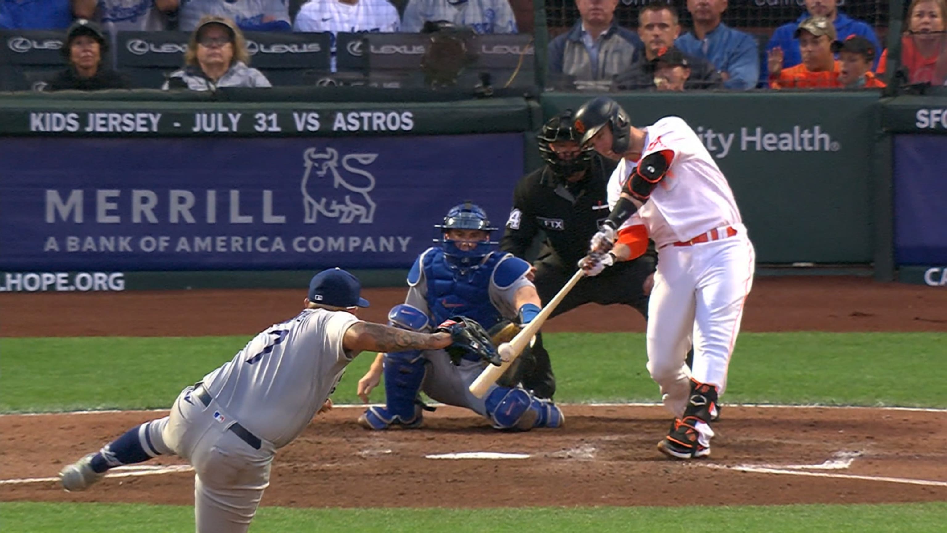 SF Giants waste Webb's gritty outing on late HR by Dodgers' Bellinger