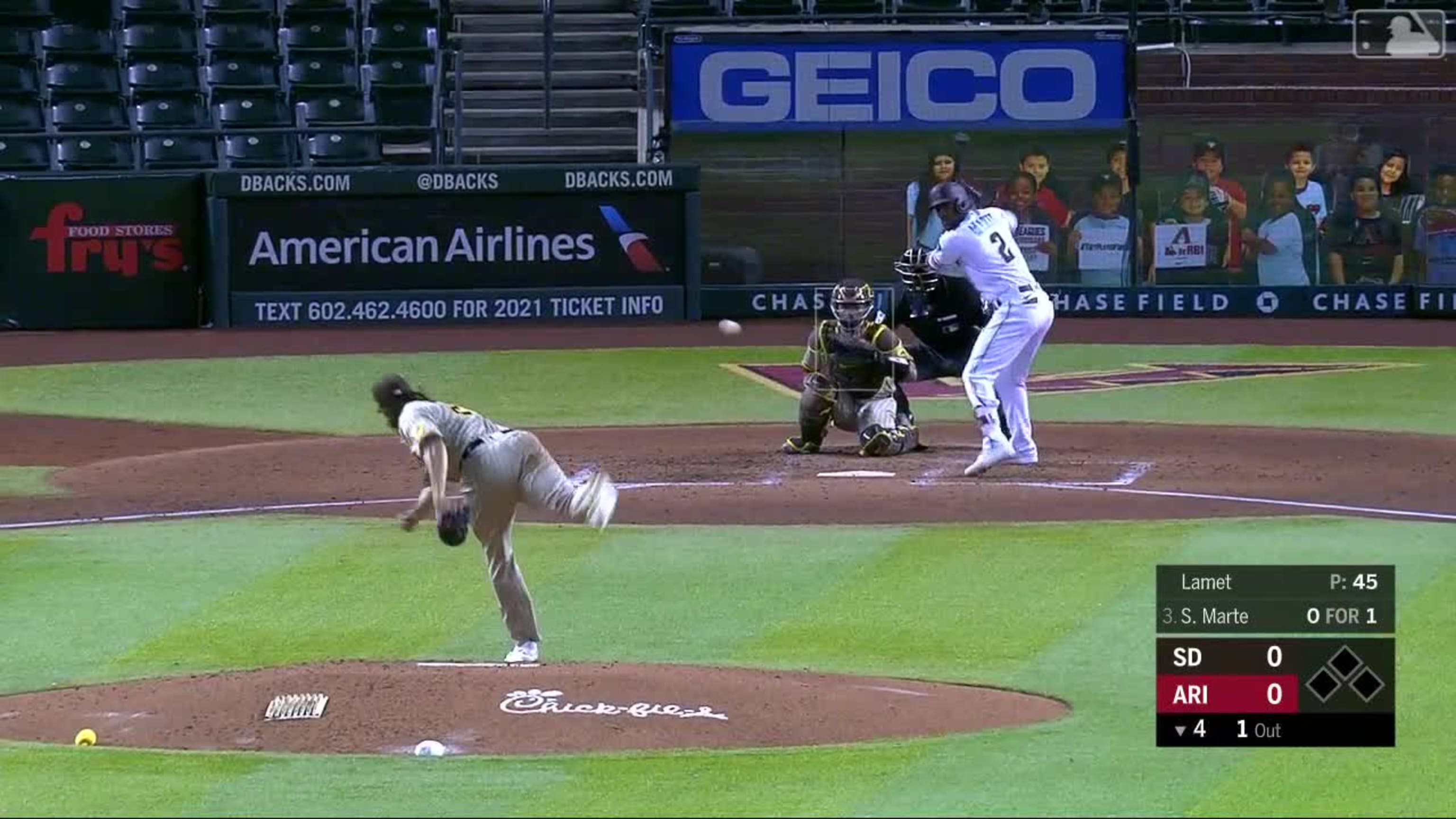 Marte grounds out to Tatis