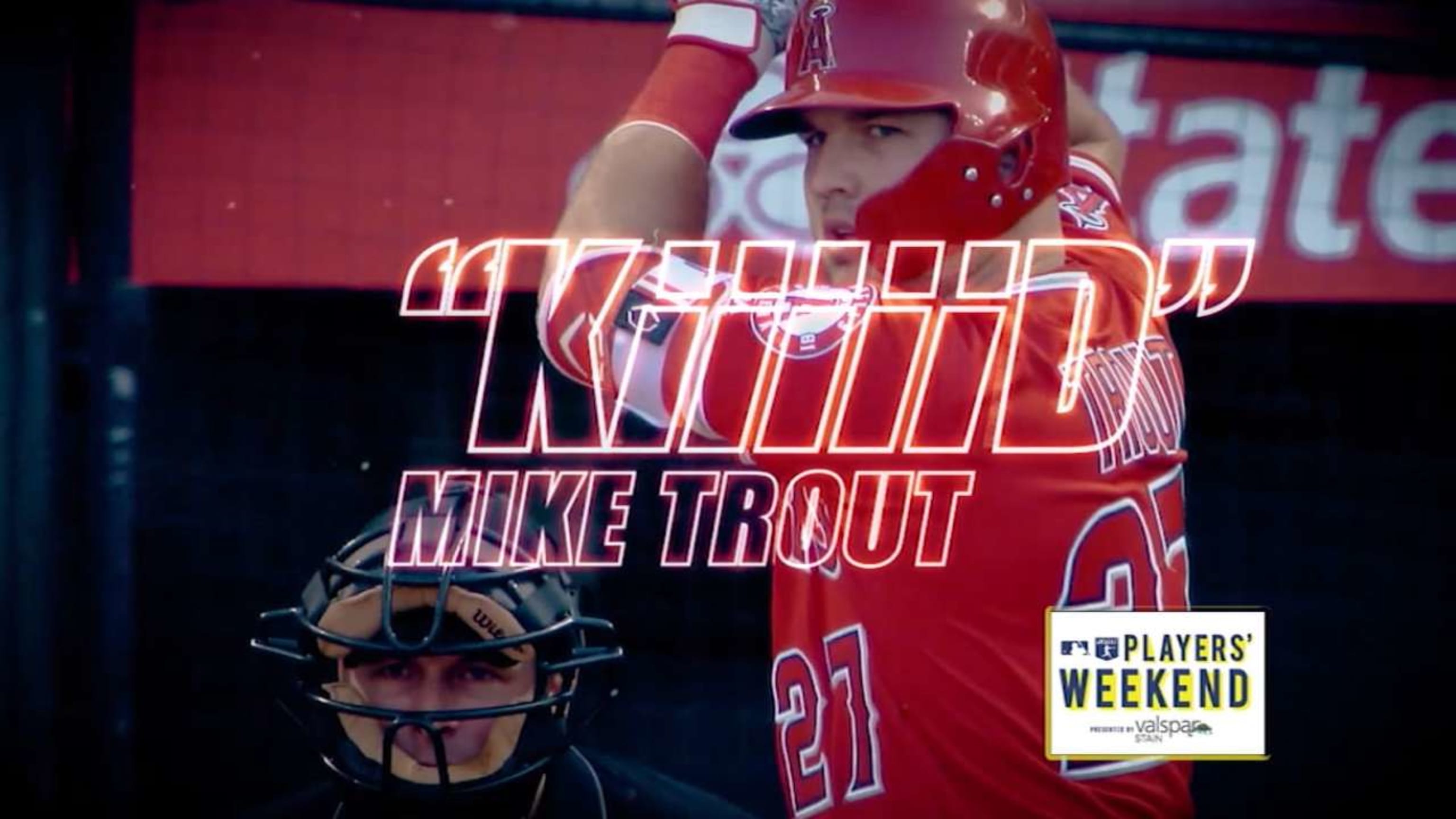 Mike trout players weekend jersey store