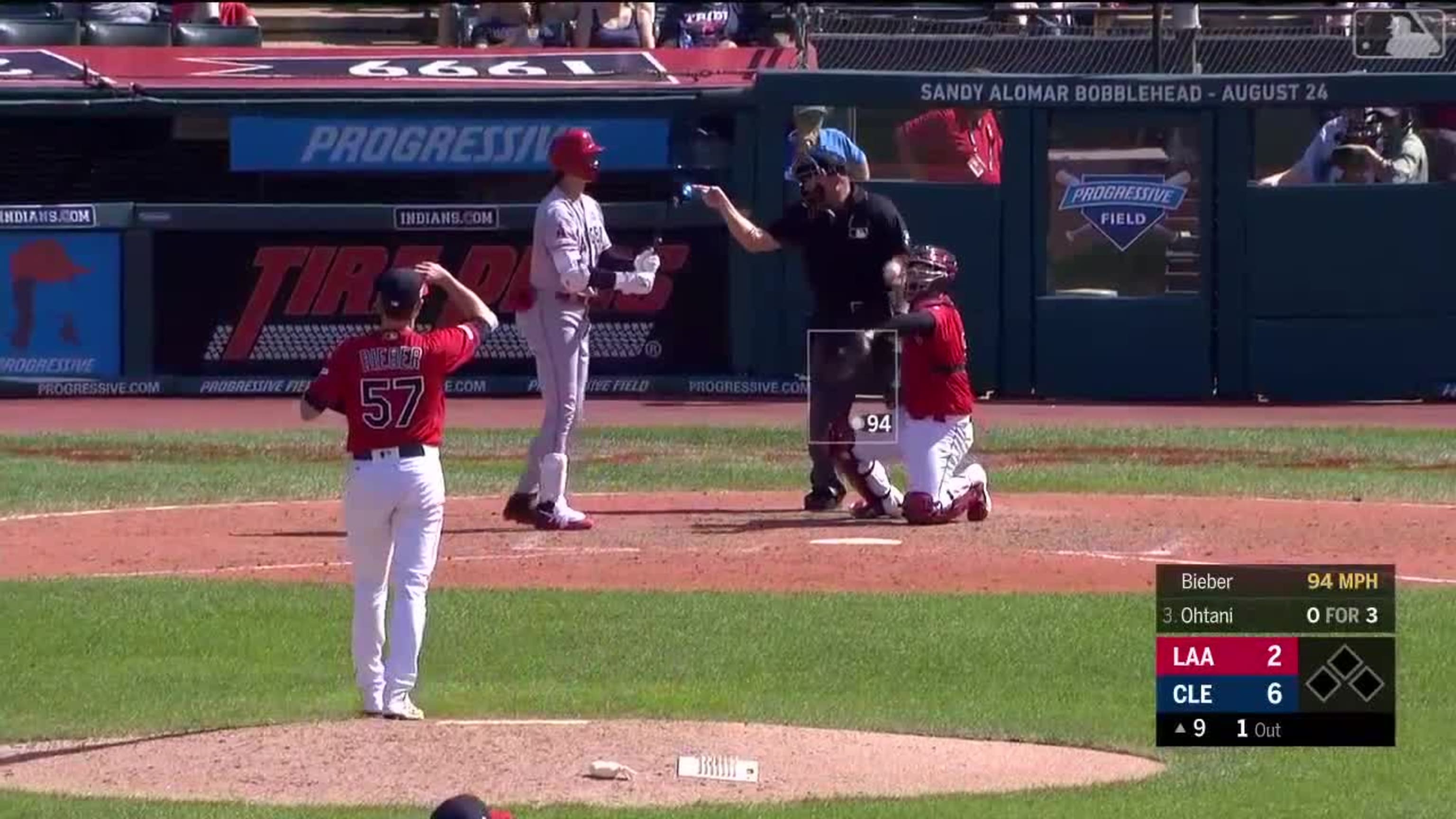 Bieber poncha a Ohtani