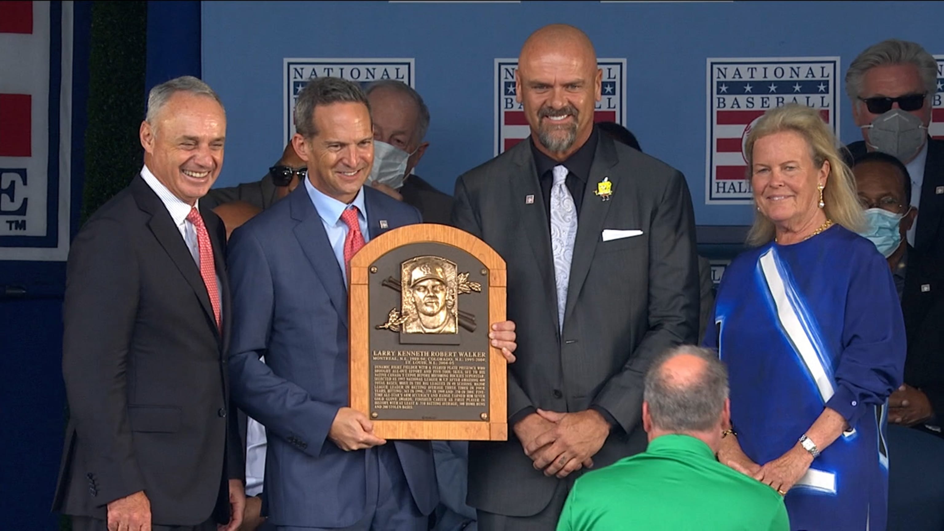 Larry Walker inducted into Baseball Hall of Fame
