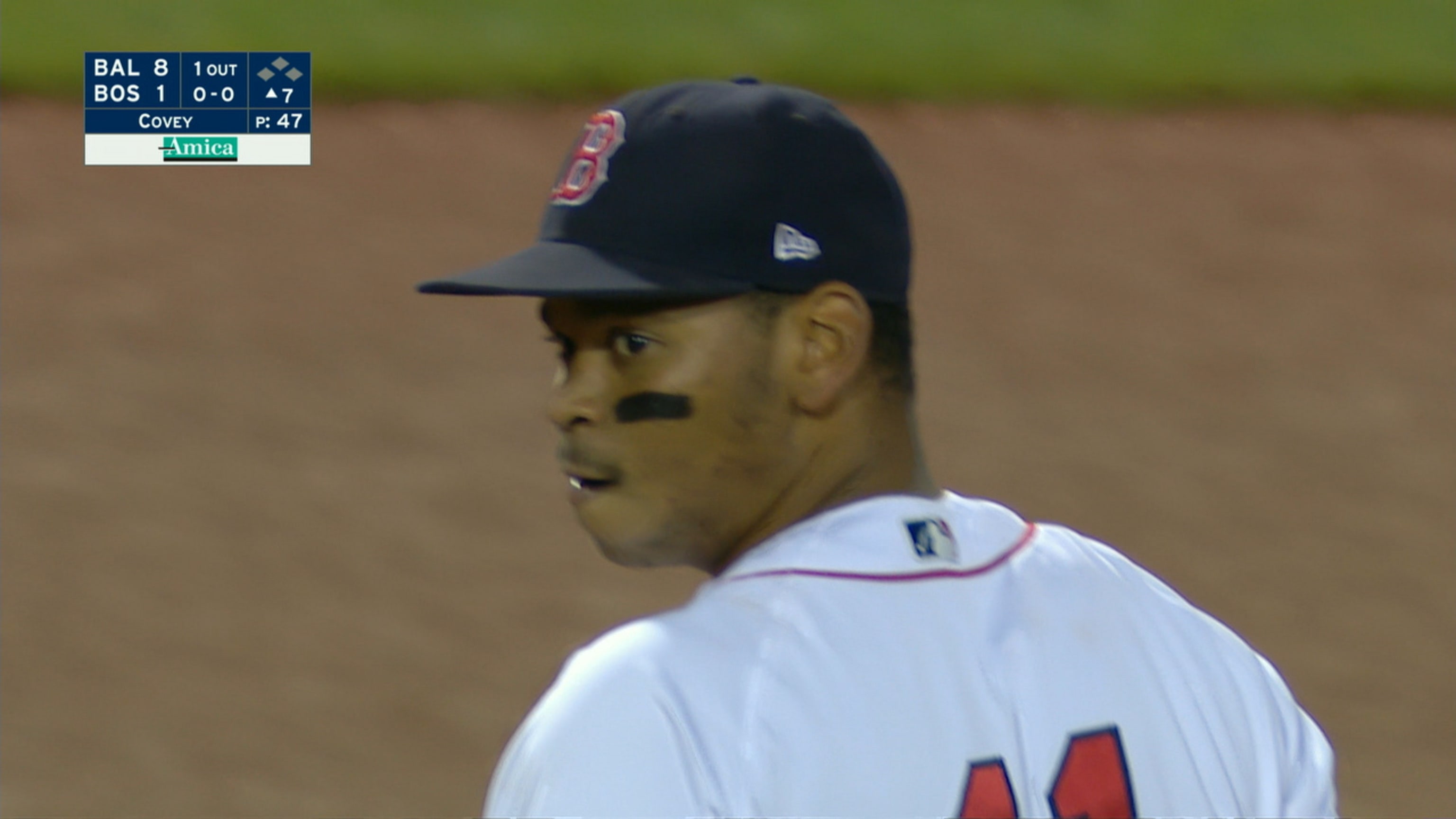 Devers atrapa de clavado