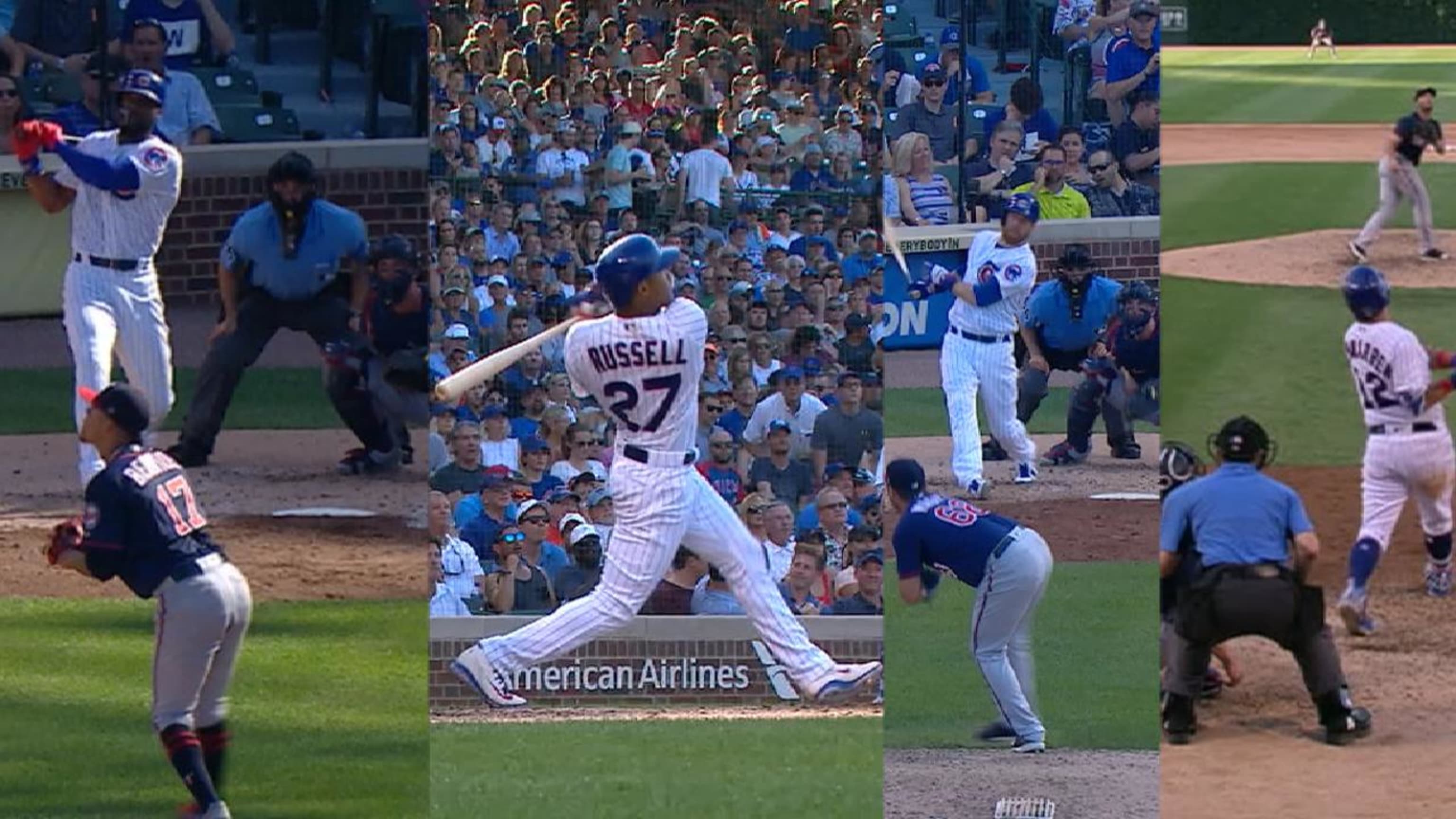 Addison Russell Hits Grand Slam Vs Twins