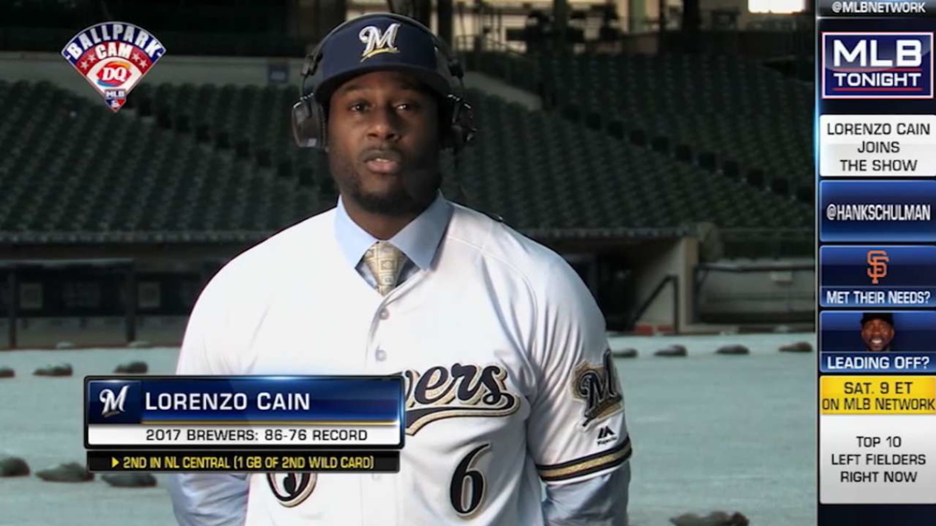 Lorenzo Cain is the Milwaukee Brewers' Gold Glove centerfielder