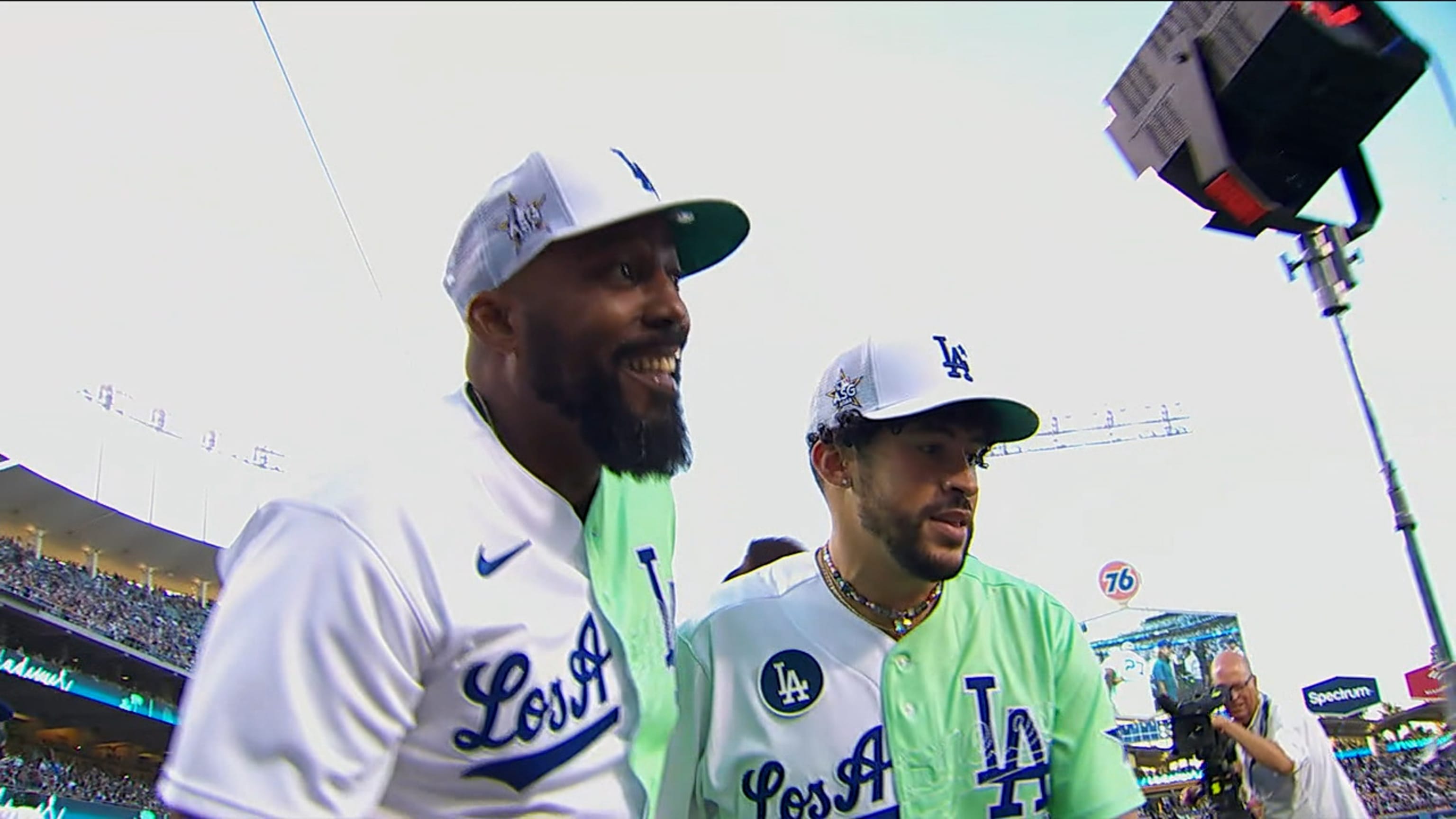 Bad Bunny Was the Star of the MLB All-Star Celebrity Softball Game