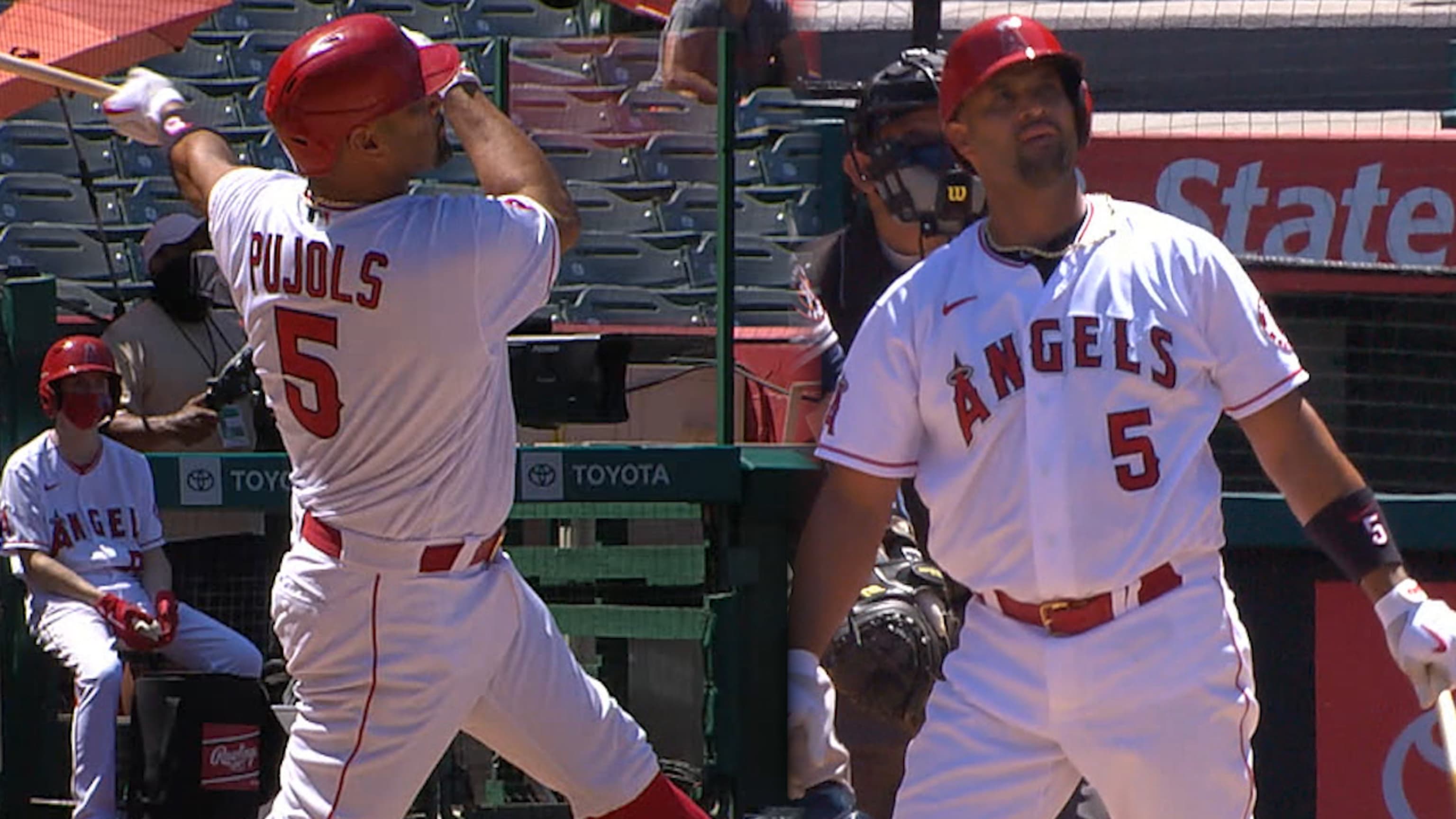 Albert Pujols Hits Grand Slam Vs Astros