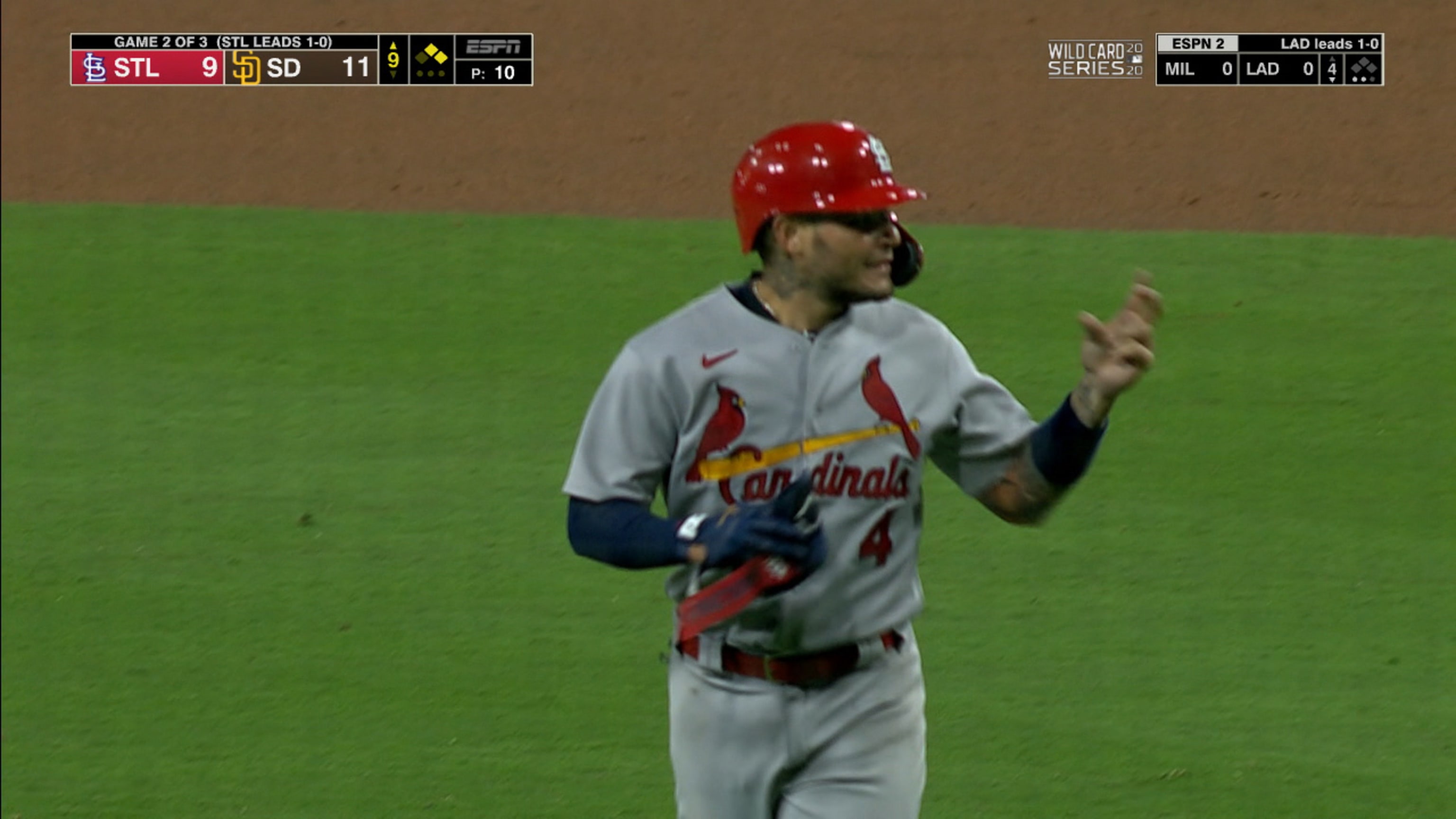 Yadier Molina scratched from St. Louis Cardinals lineup for Game 4 vs.  Chicago Cubs - ESPN