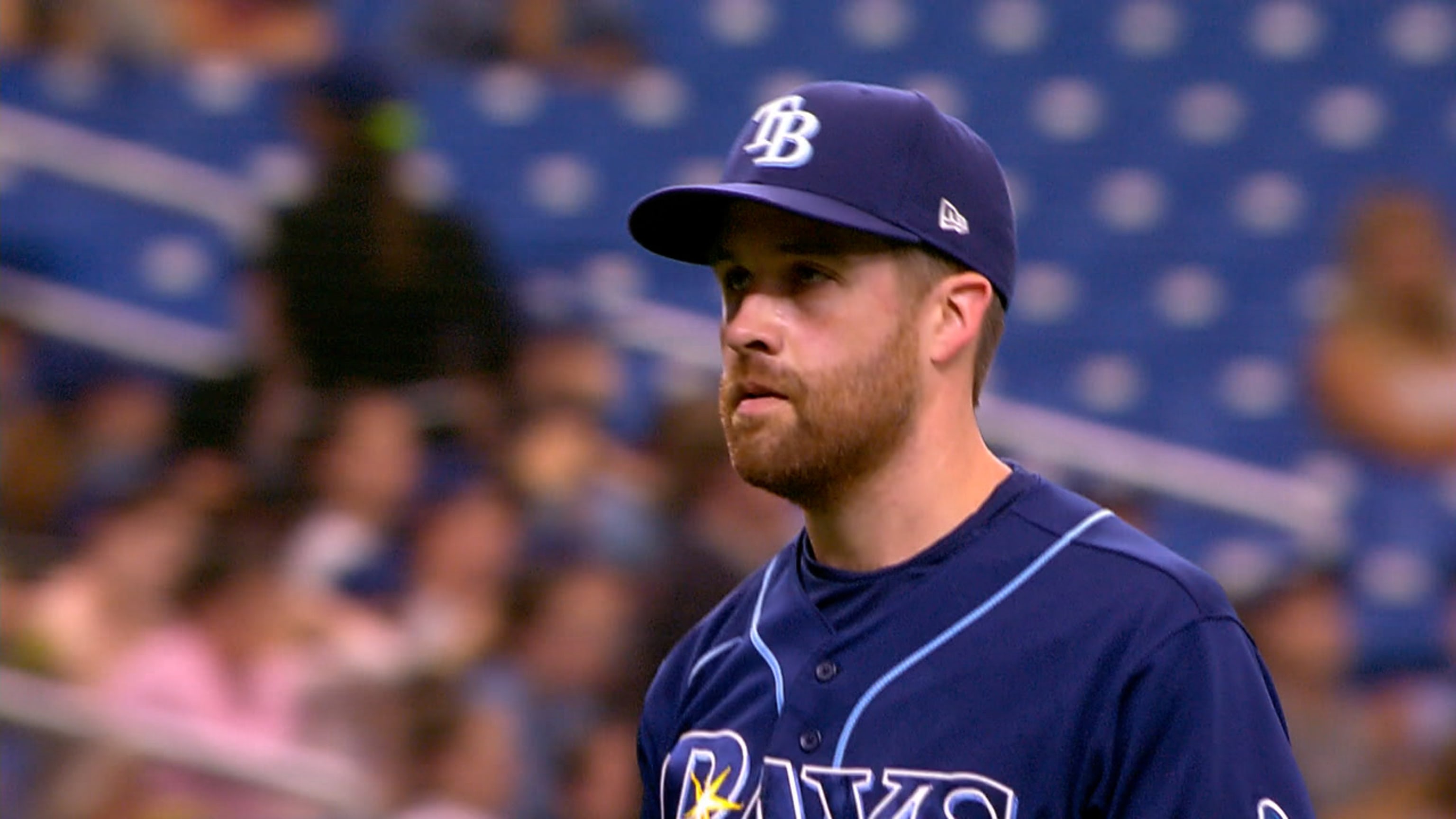 Collin McHugh strikes out Johnson