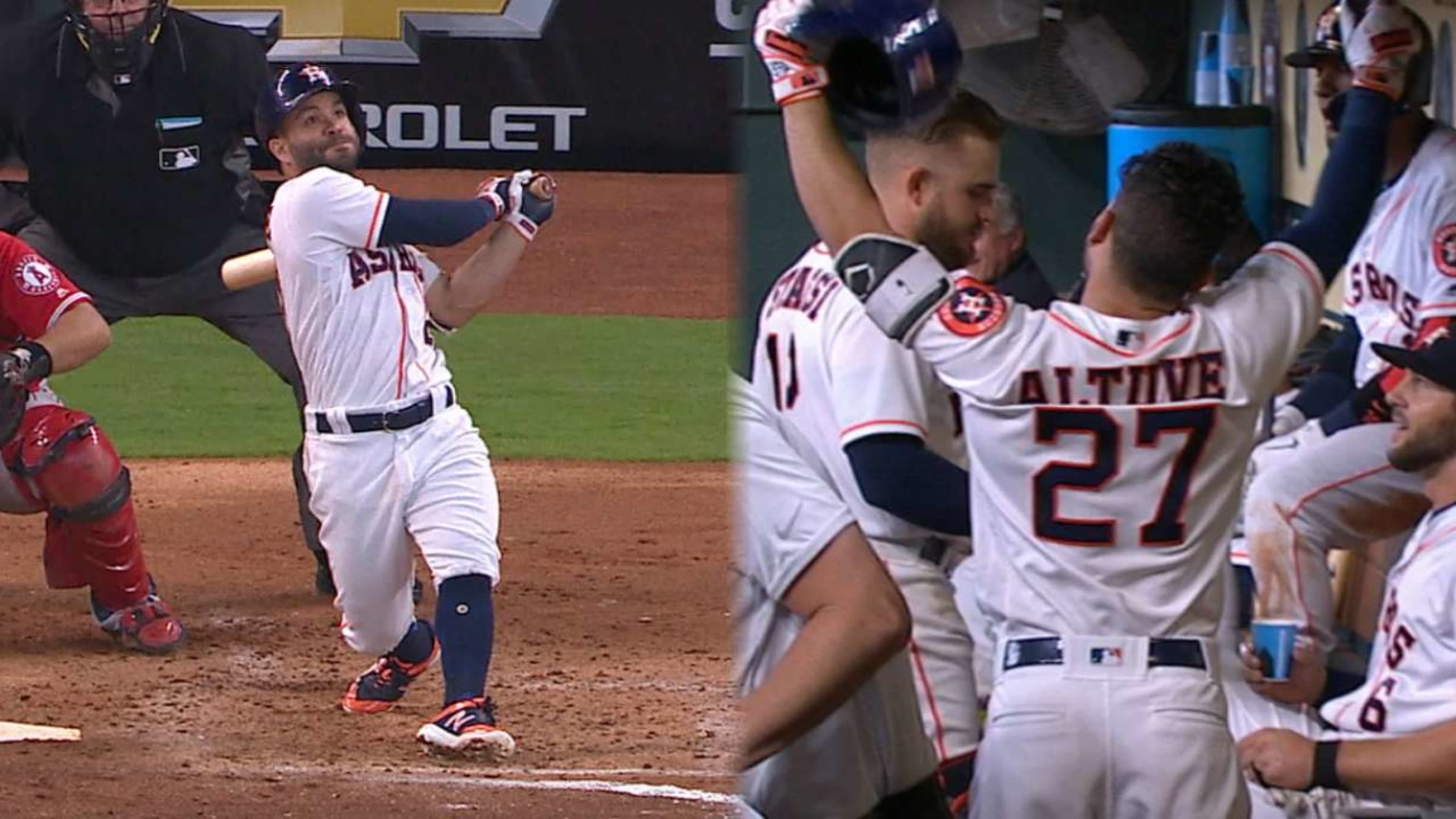 Jose Altuve hit his first homer of 2018 and got the dugout silent treatment  ... and he loved it | MLB.com