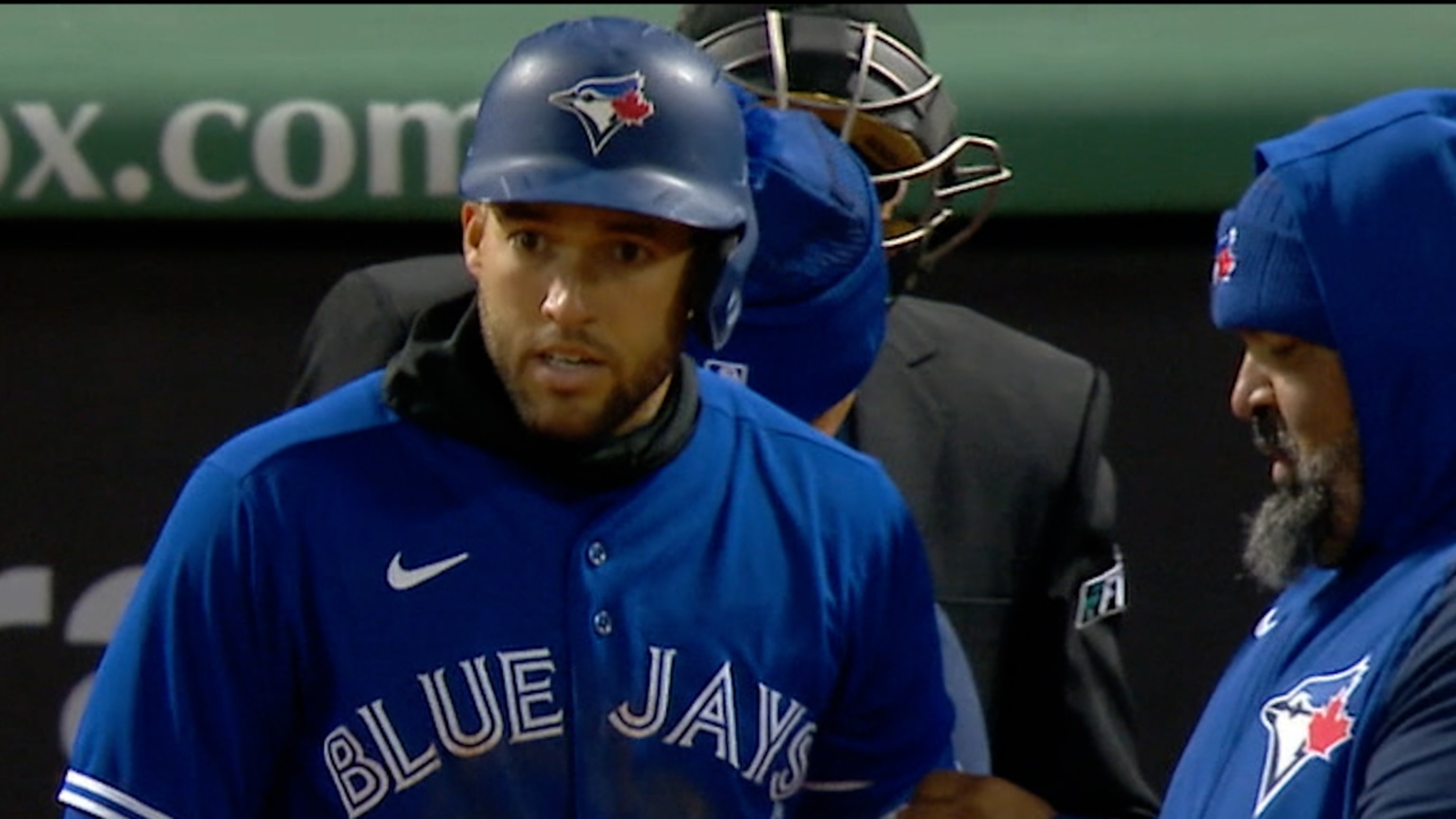 George Springer and Cavan Biggio of the Toronto Blue Jays