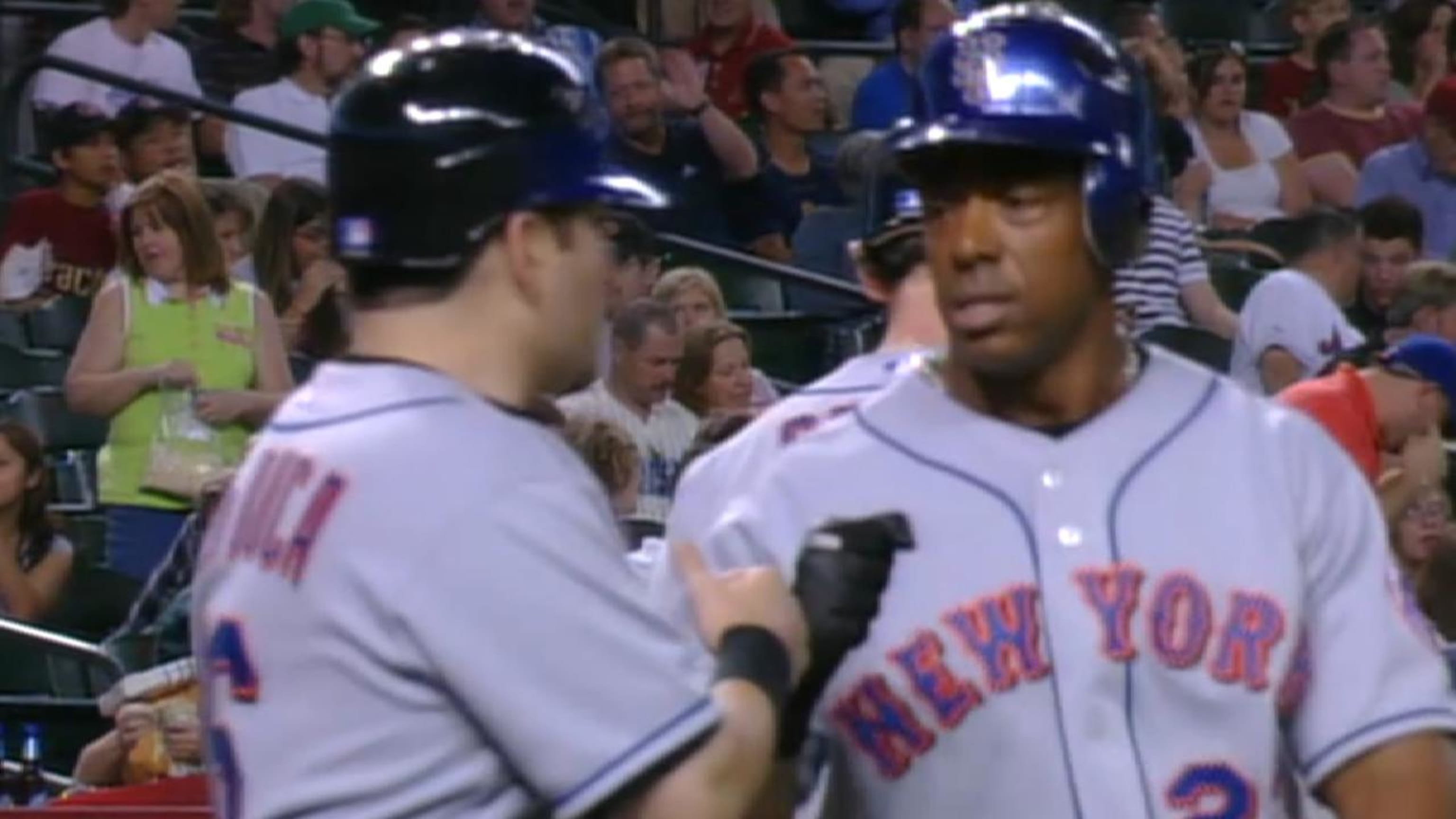 Franco's homer off of Johnson