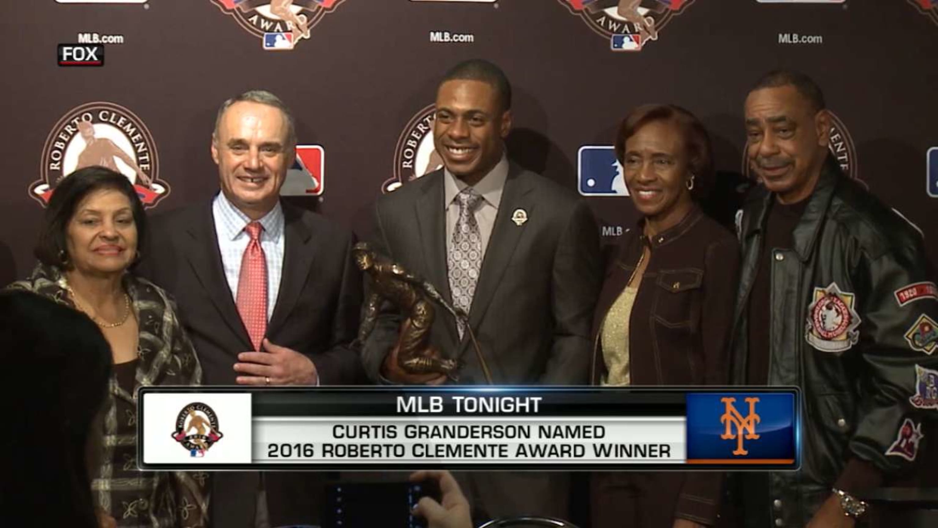 Curtis Granderson of New York Mets wins Roberto Clemente Award - ESPN