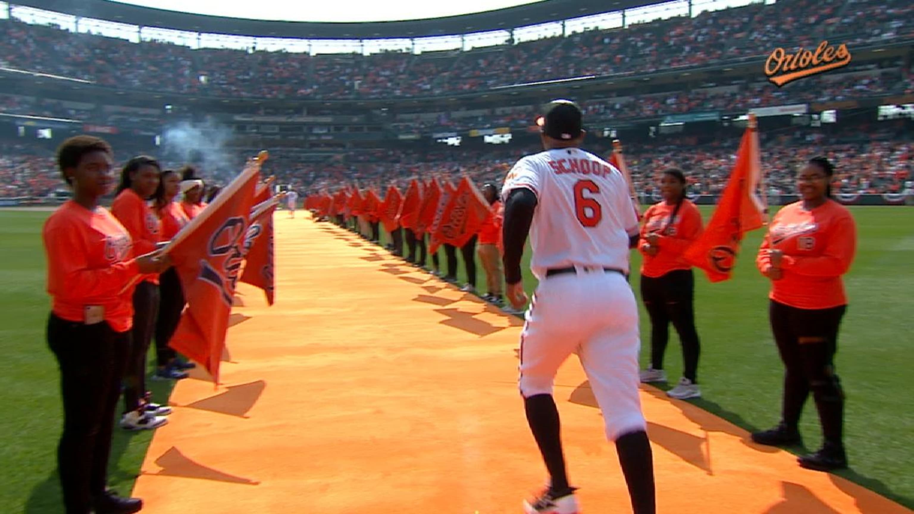 Orioles' Opening Day orange carpet history