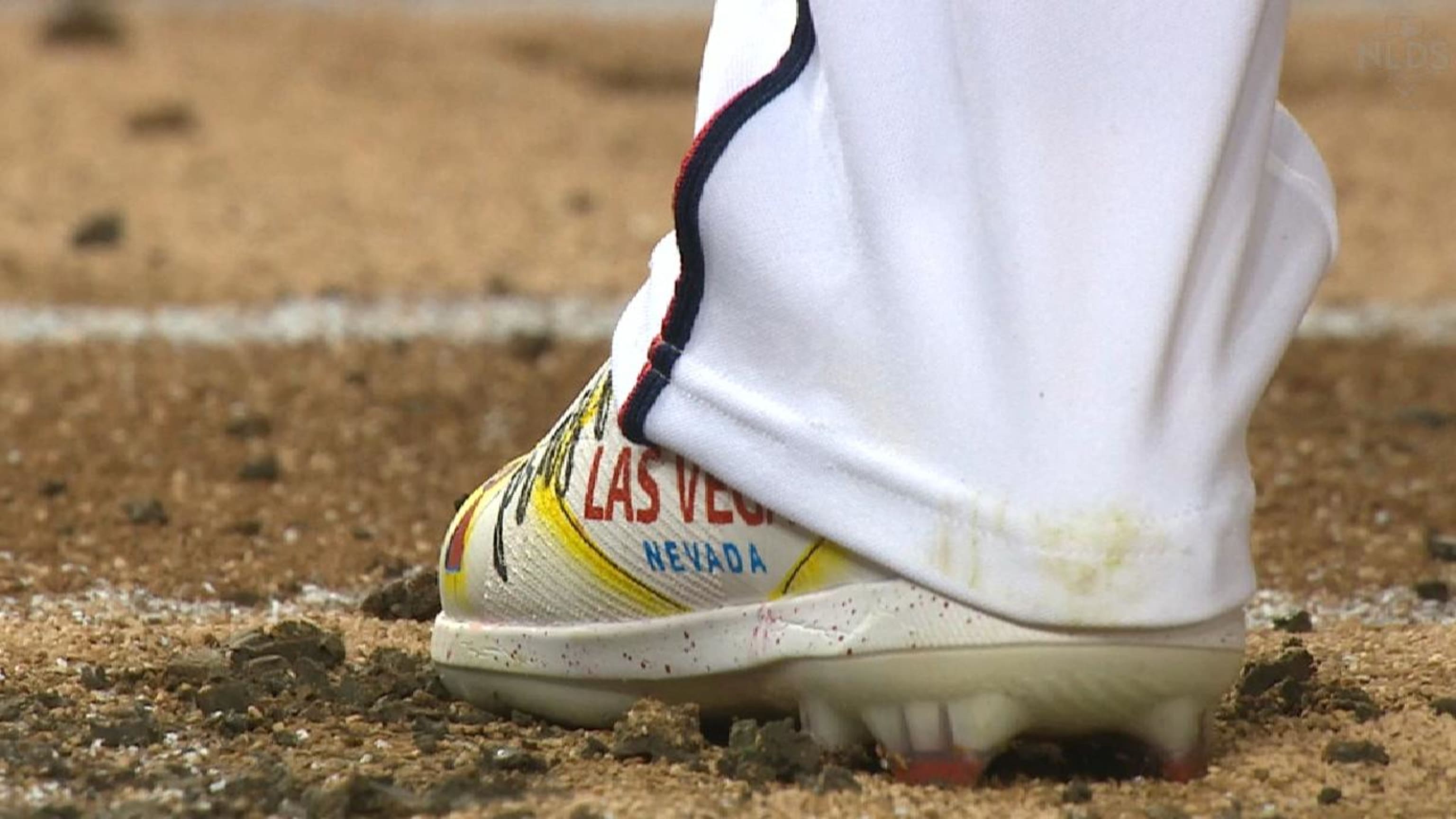 Bryce Harper debuted his custom Las Vegas cleats and promptly got a base  hit
