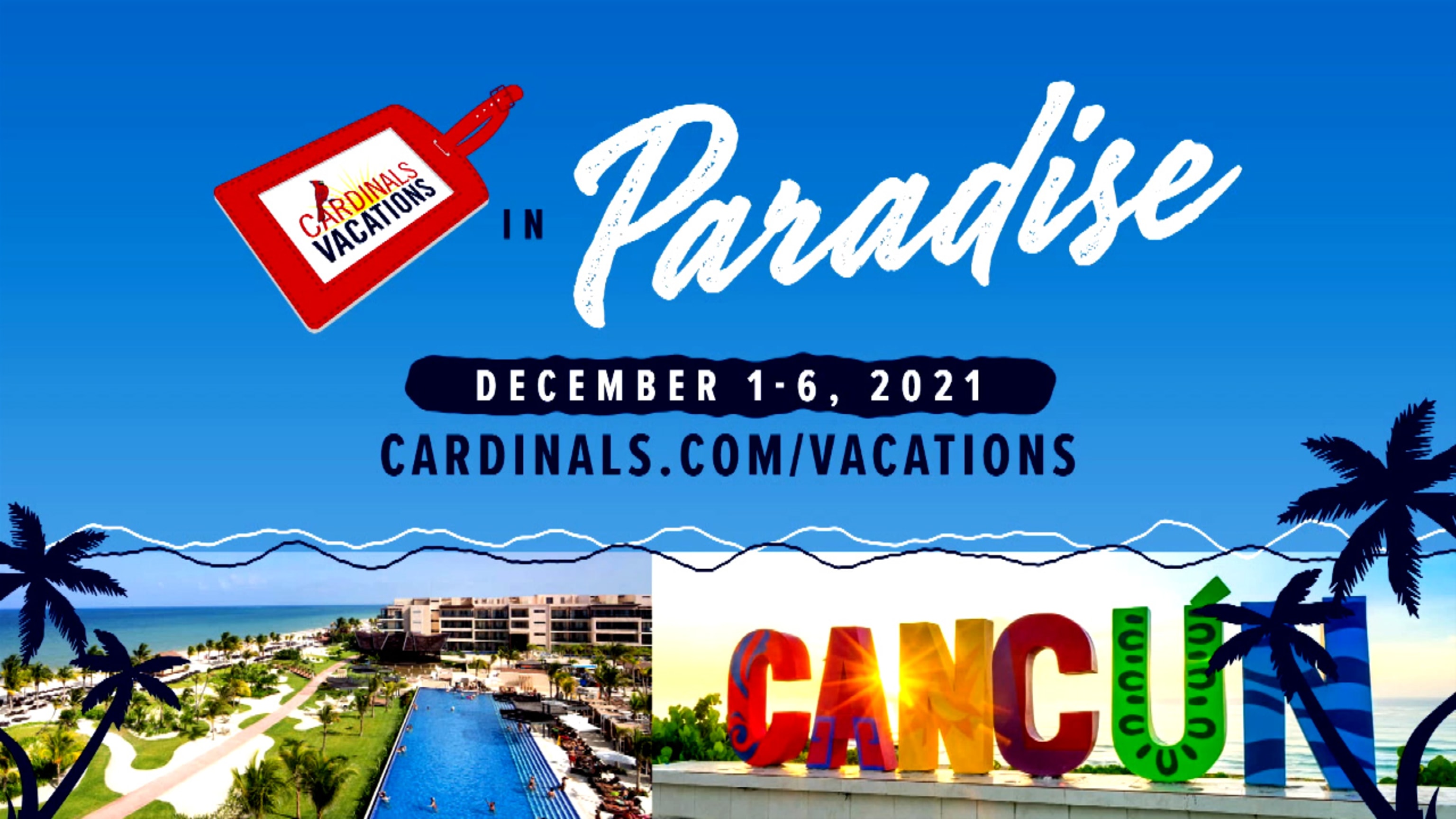 Cardinals Vacation in Paradise